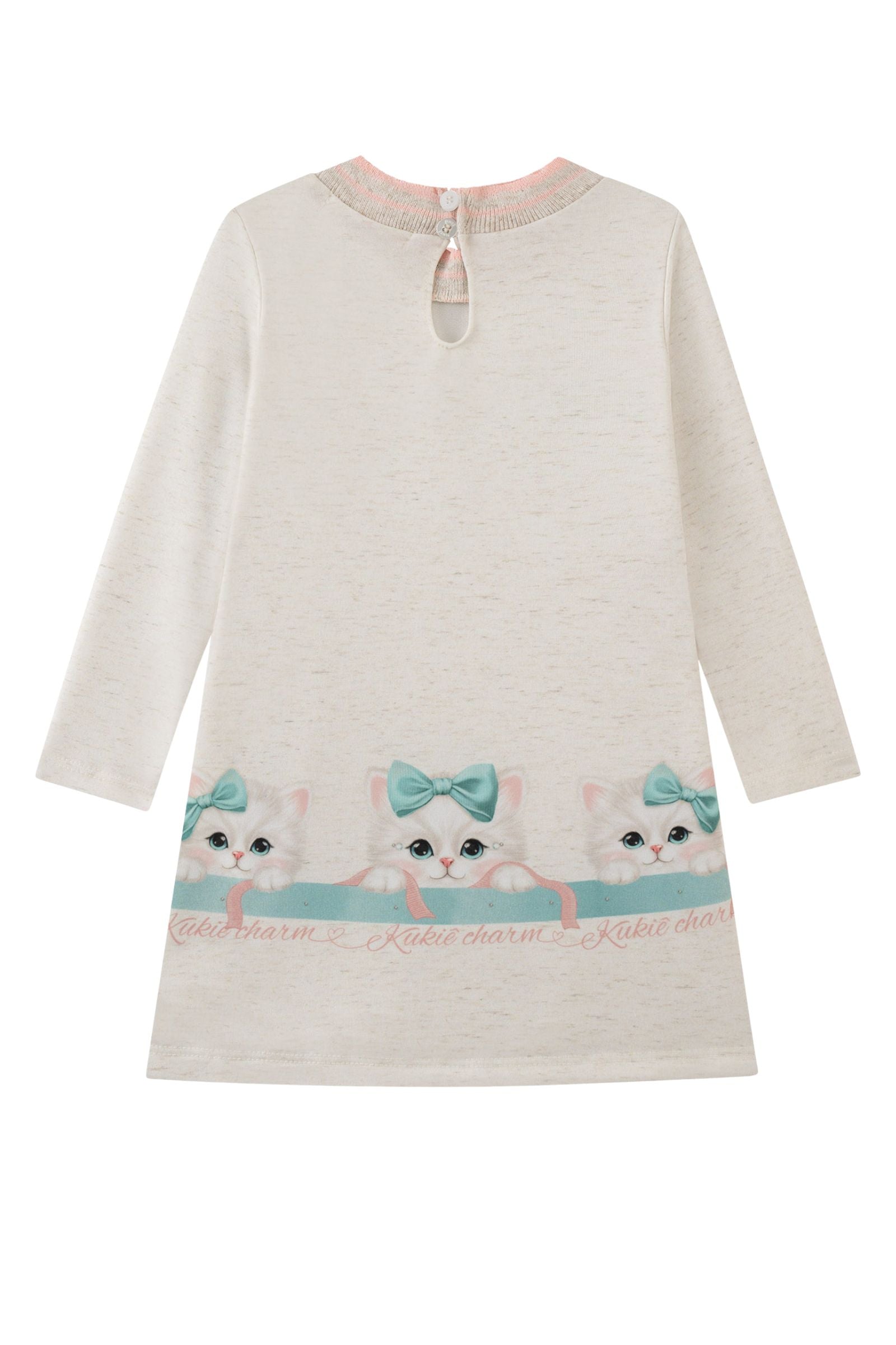 Vestido em Molecotton 92153 Kukiê Bebê Menina
