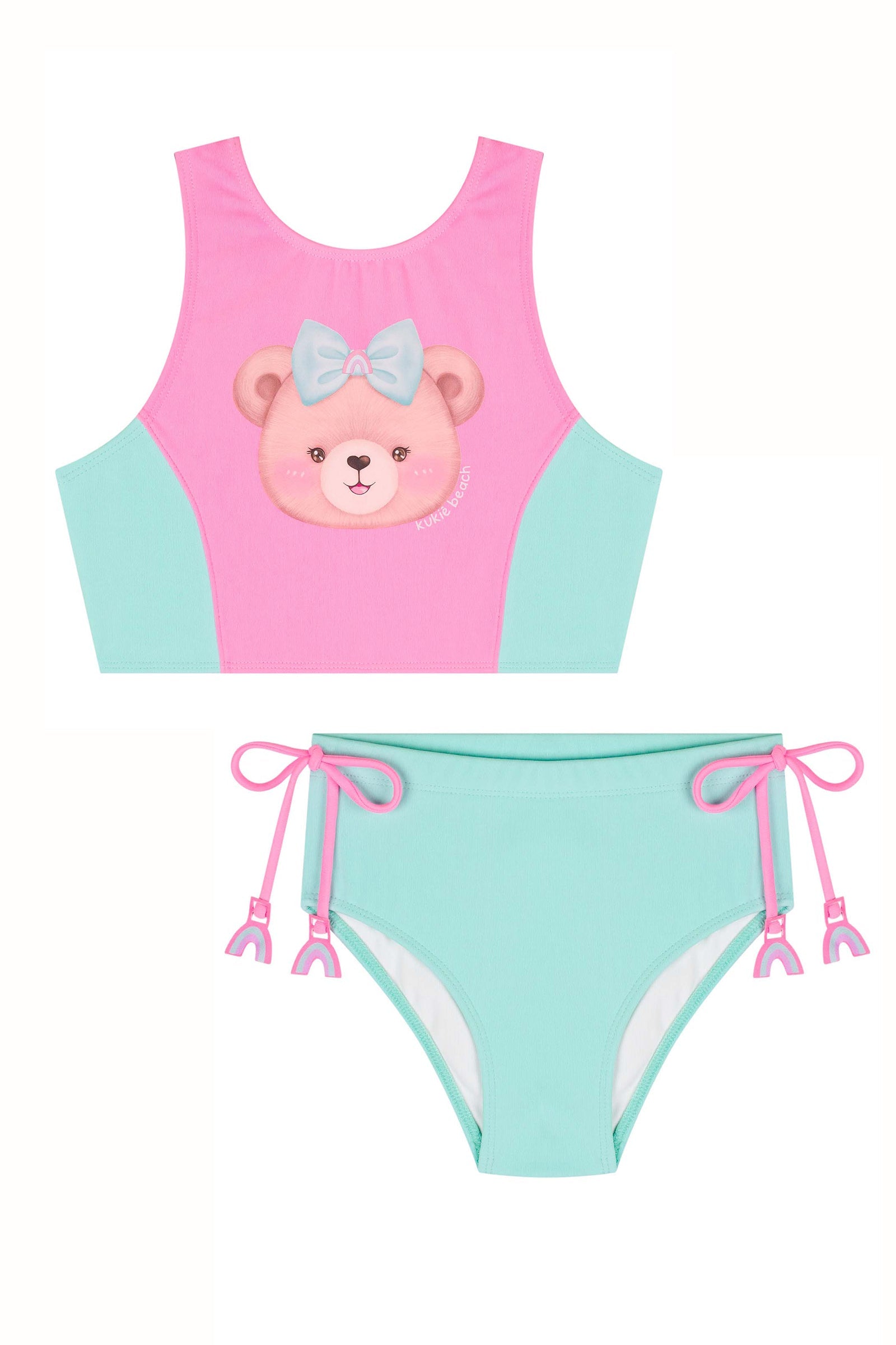 Biquíni em Malha Poliamida com Proteção UV 50+ 83303 Kukiê Infantil Menina