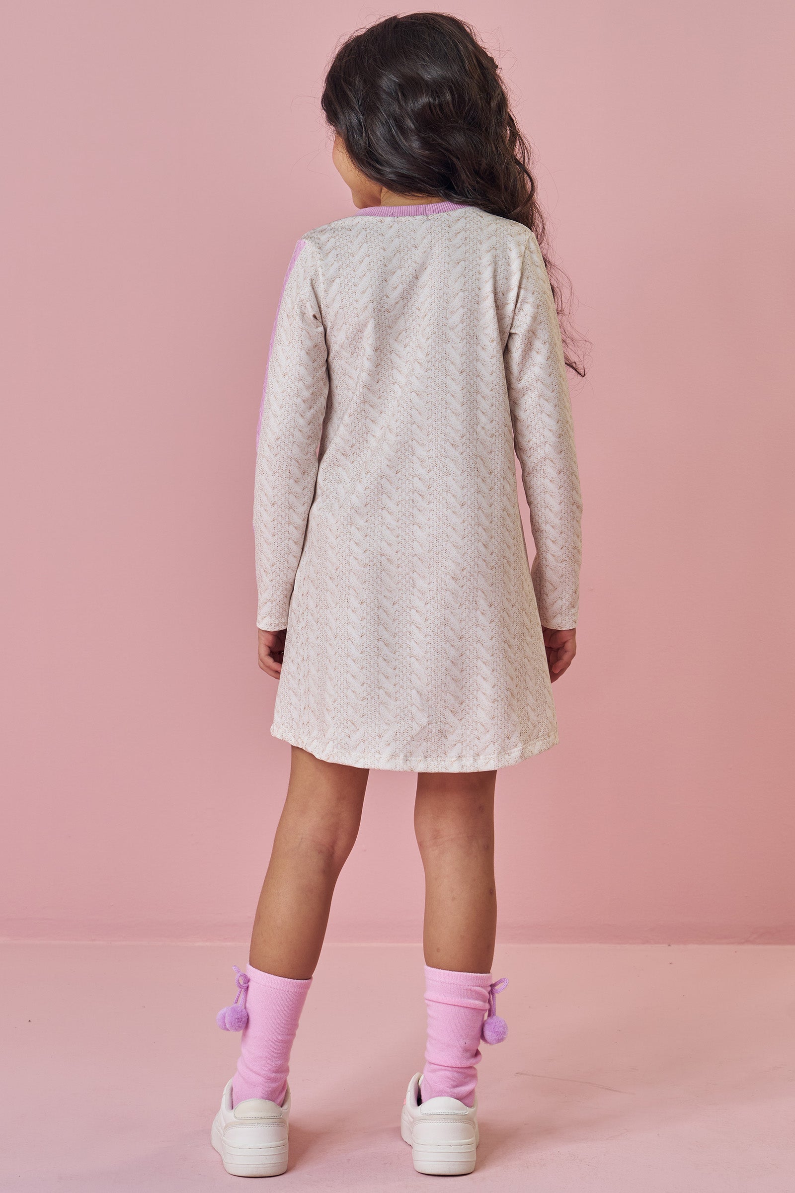 Vestido em Termoskin Peluciado 89574 Kukiê Infantil Menina