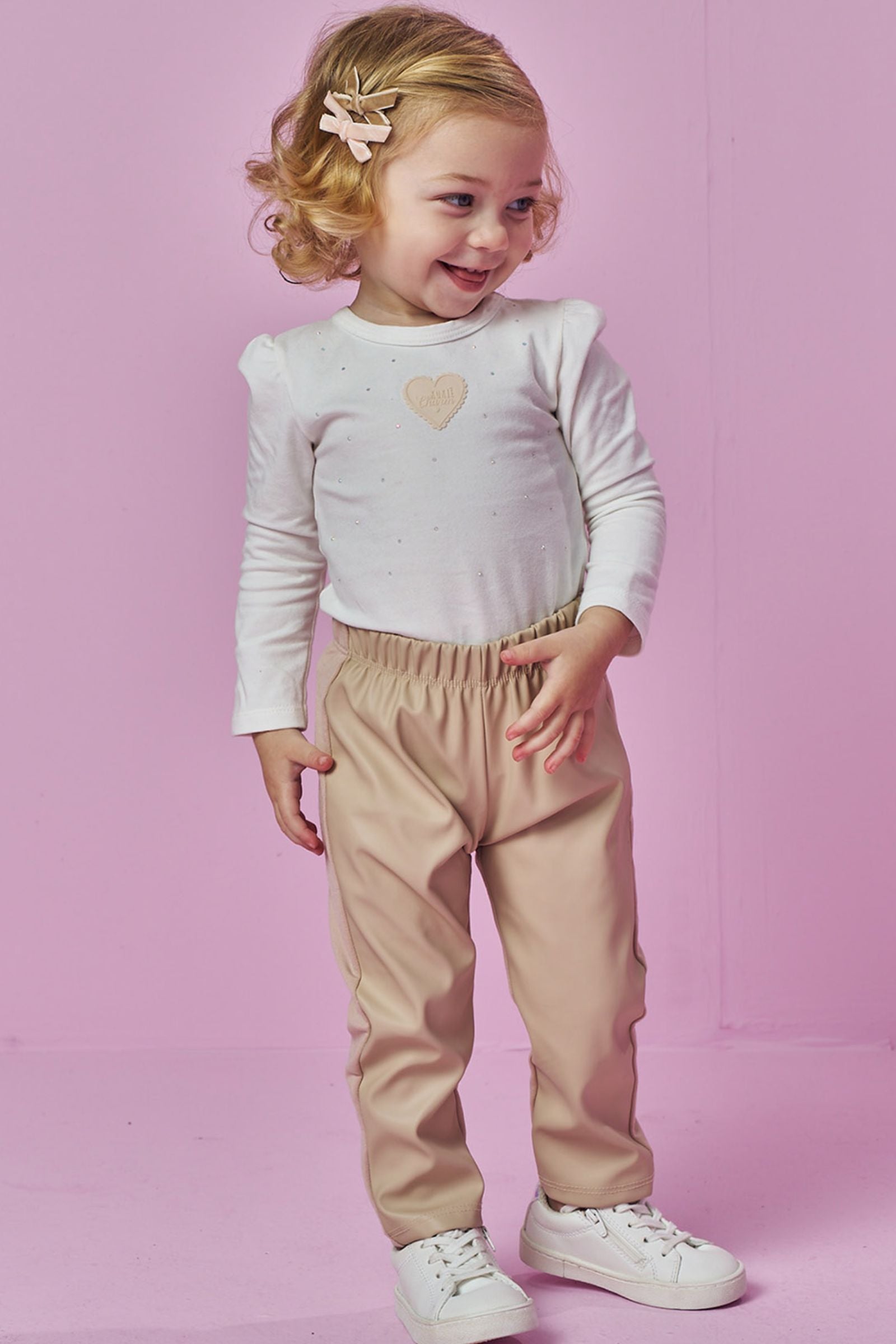 Body em Cotton 92008 Kukiê Bebê Menina