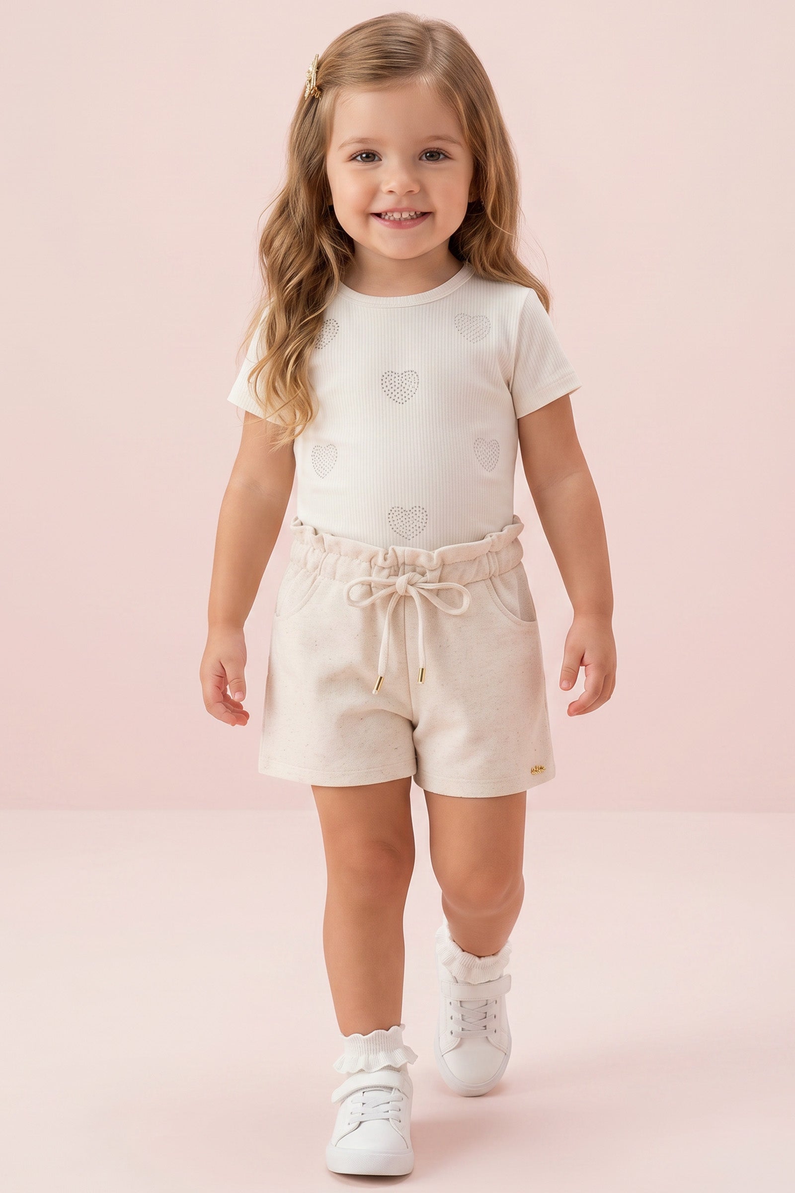 Blusa em Canelado 94934 Kukiê Infantil Menina