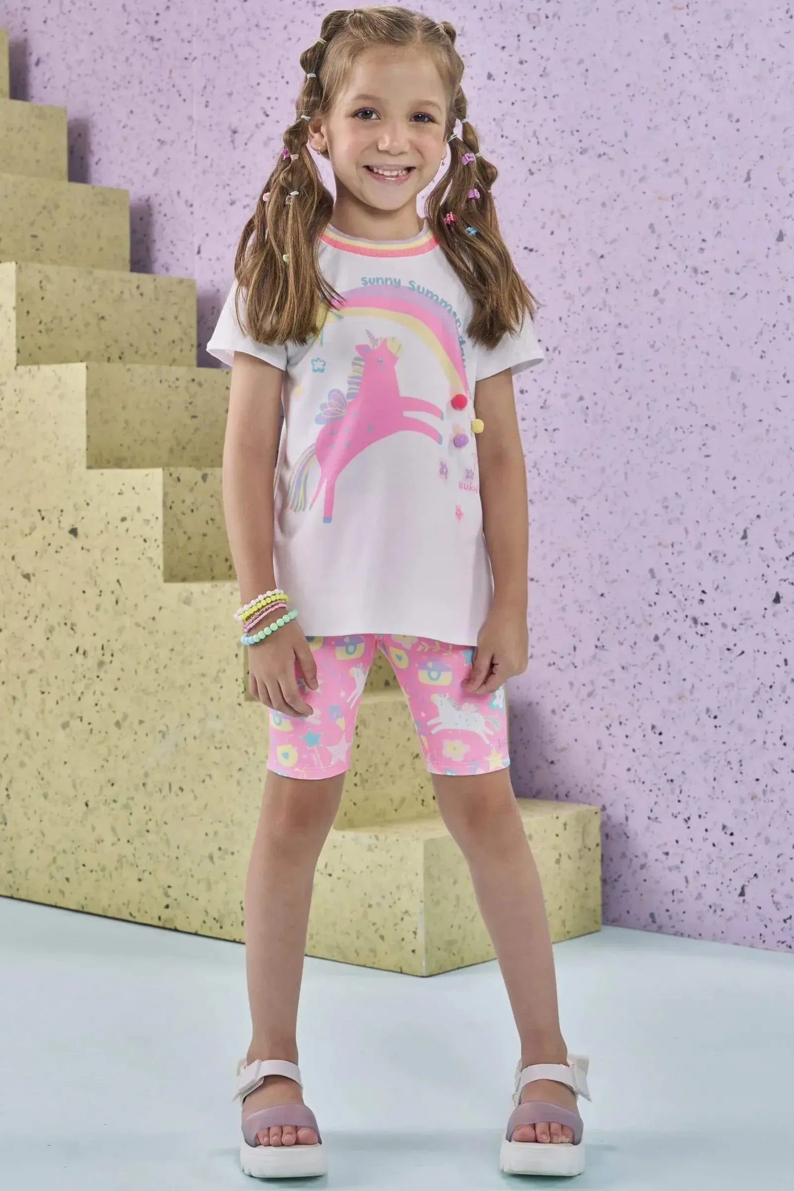 Biker em Molecotton 86885 Kukiê Infantil Menina