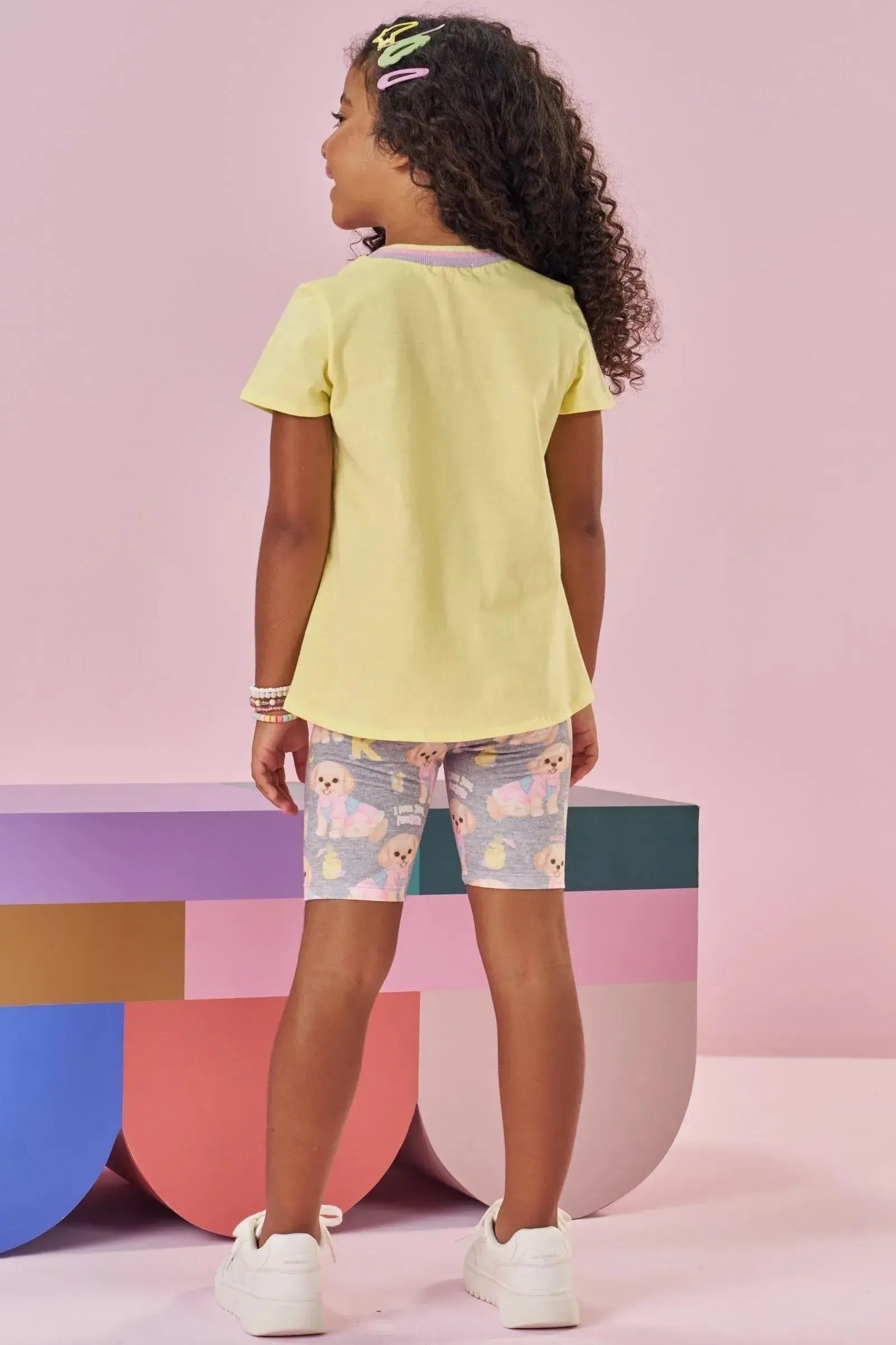 Biker em Molecotton 88642 Kukiê Infantil Menina