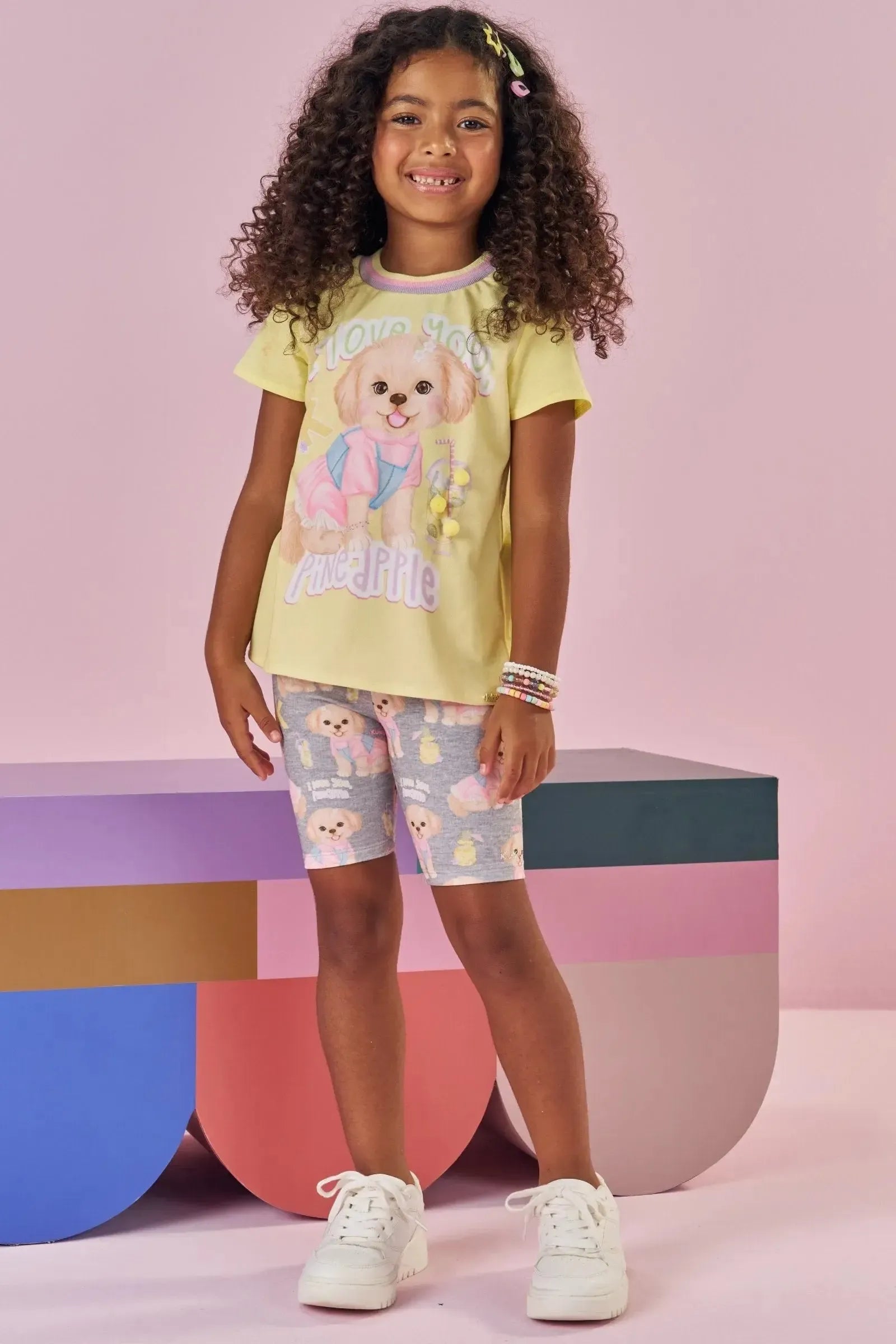 Biker em Molecotton 88642 Kukiê Infantil Menina