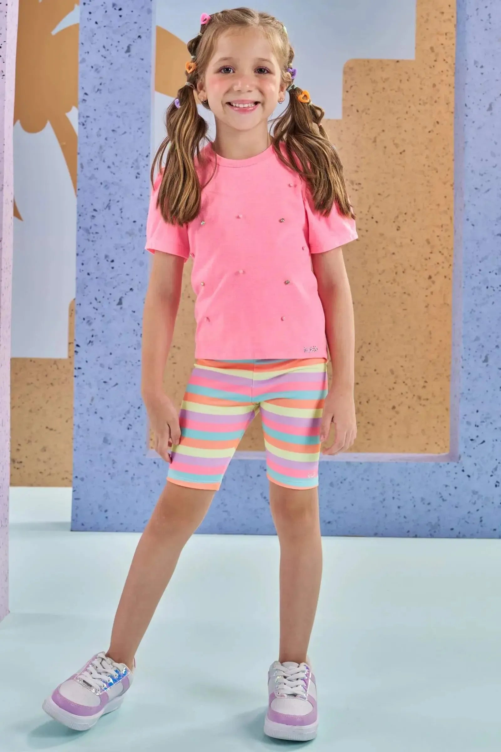 Biker em Molecotton 88645 Kukiê Infantil Menina