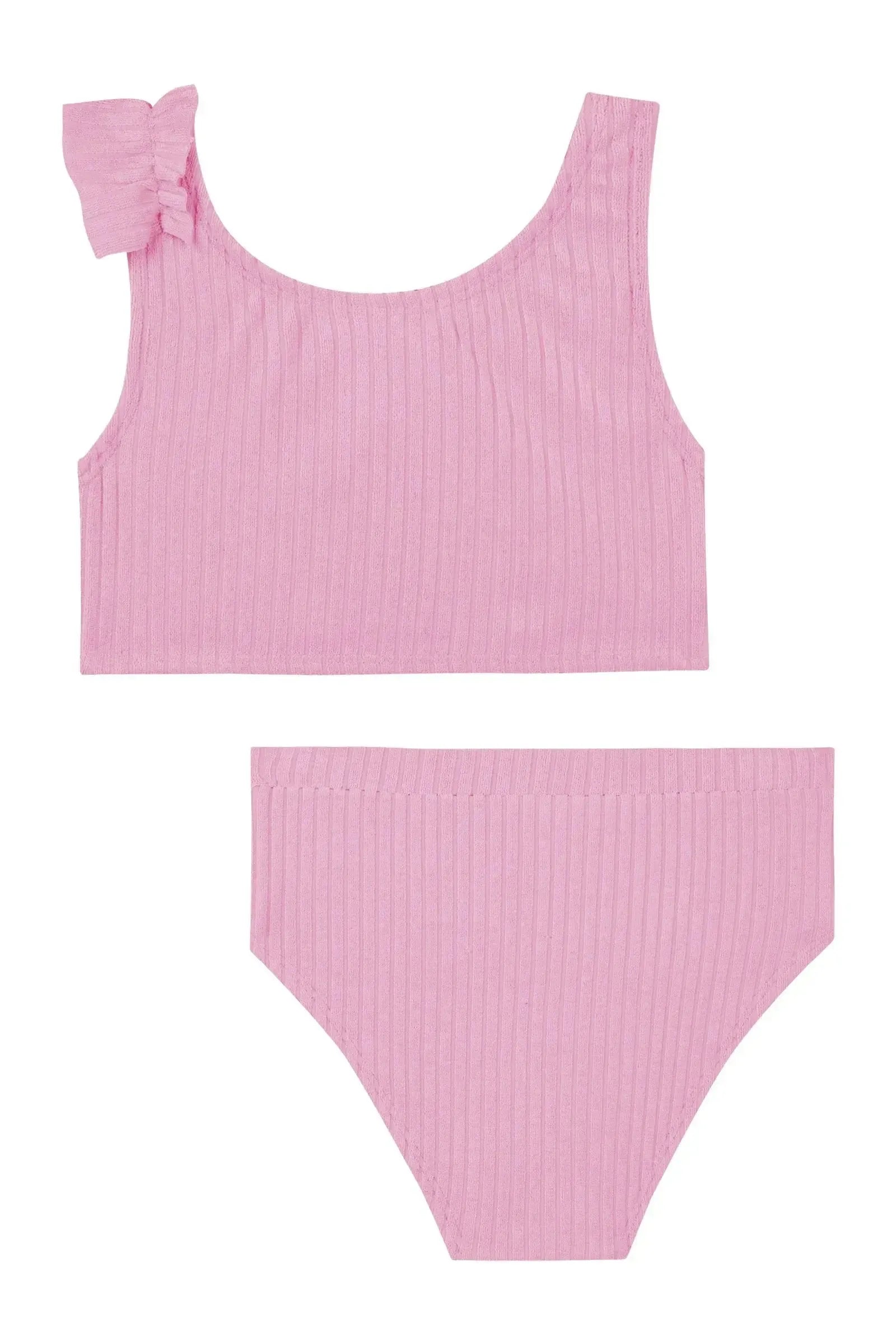 Biquíni em Malha Atoalhada 88021 Kukiê Infantil Menina