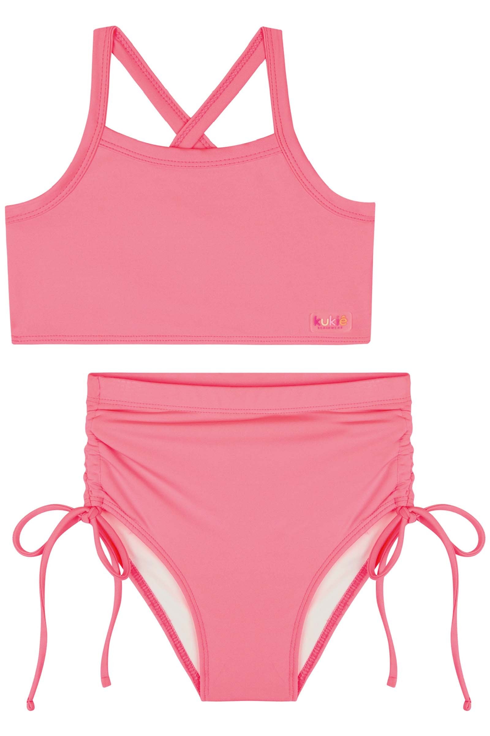 Biquíni em Malha com Proteção UV 50+ 83301 Kukiê Infantil Menina