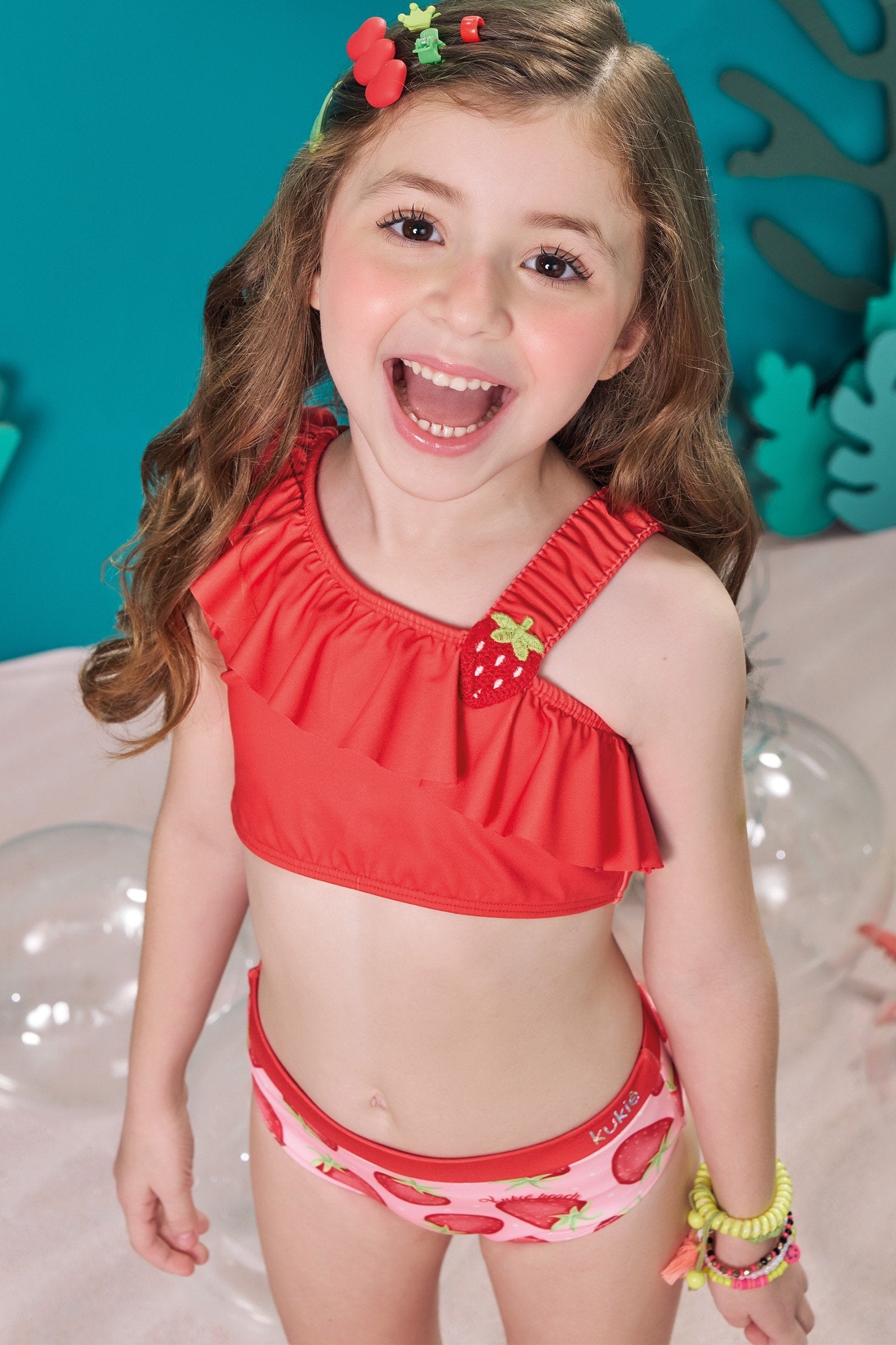 Biquini em Malha com Proteção UV50+ 83048 Kukiê Infantil Menina