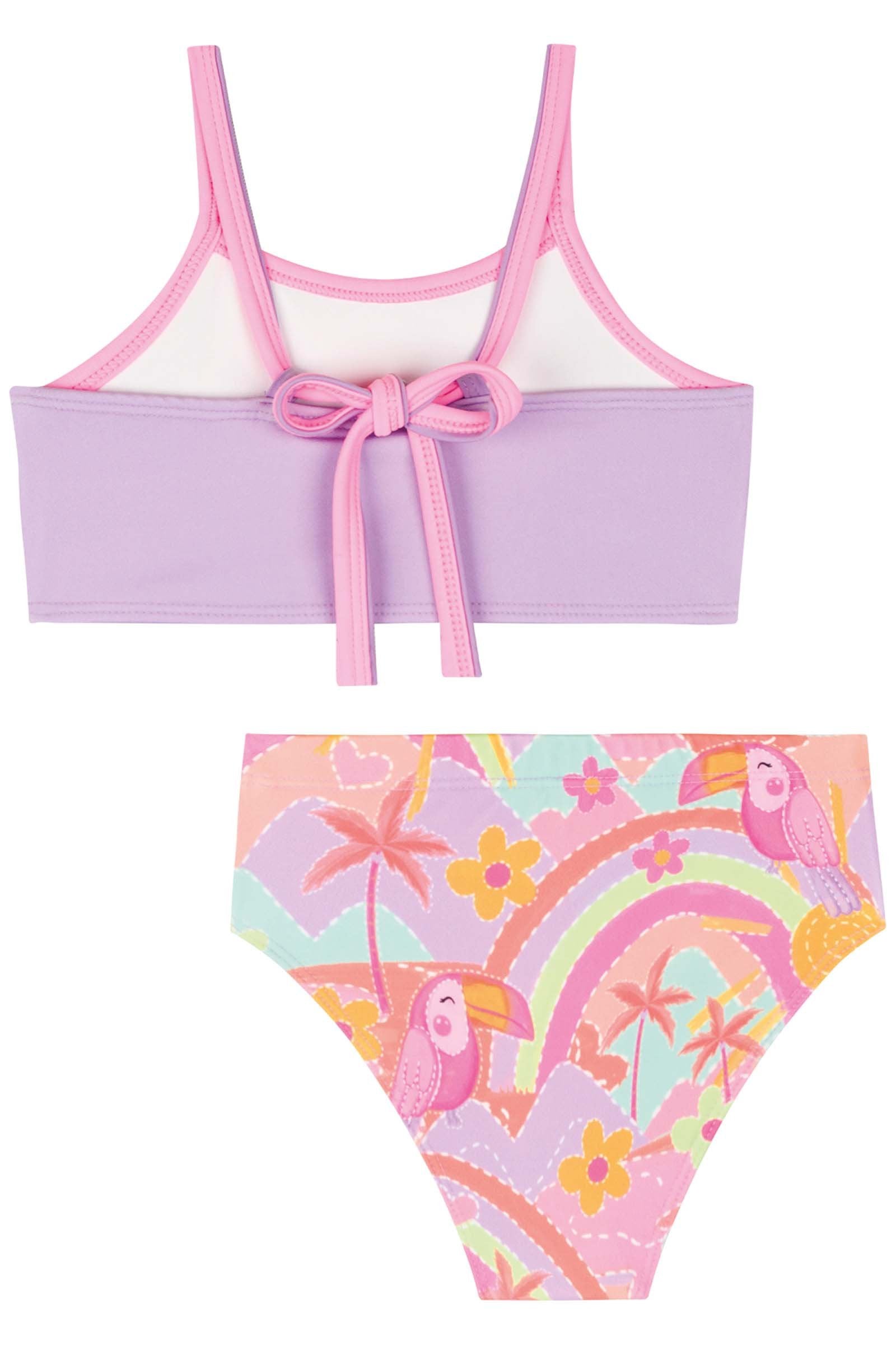 Biquíni em Malha com Proteção UV50+ 83686 Kukiê Infantil Menina