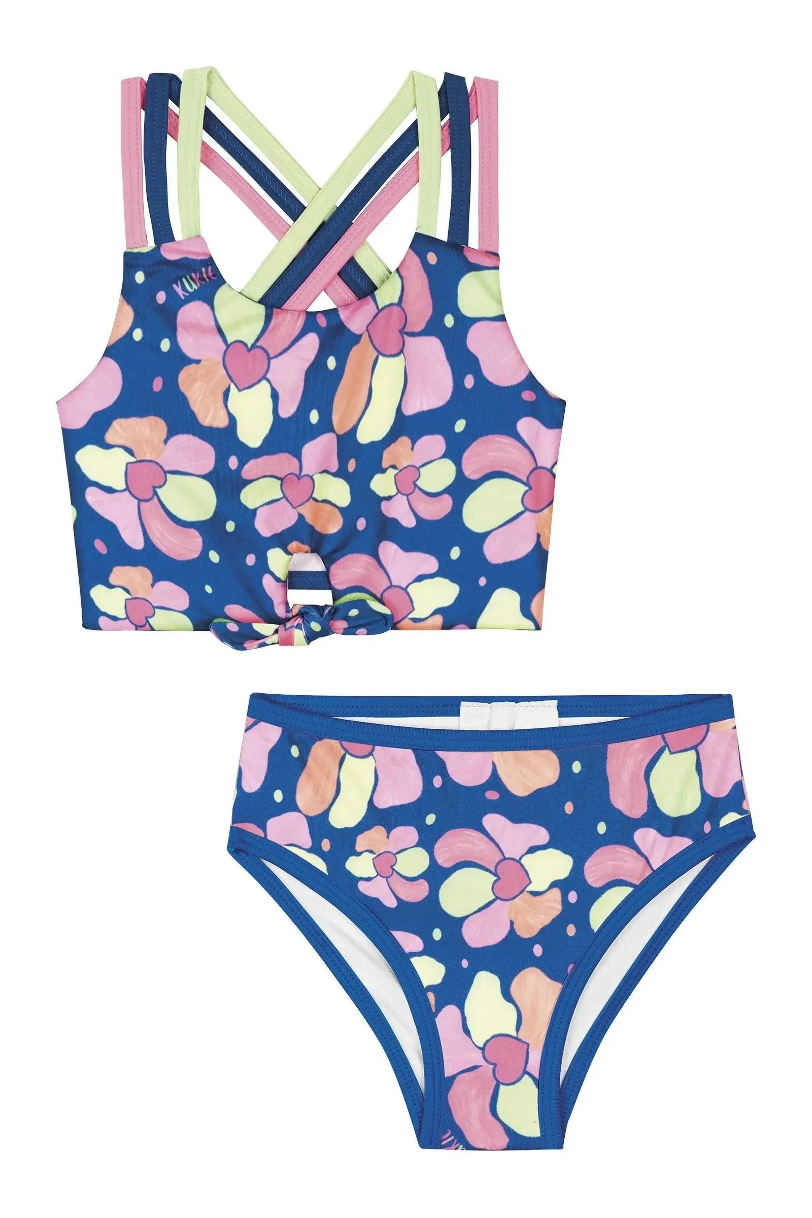 Biquíni em Malha com Proteção UV50+ 87736 Kukiê Infantil Menina