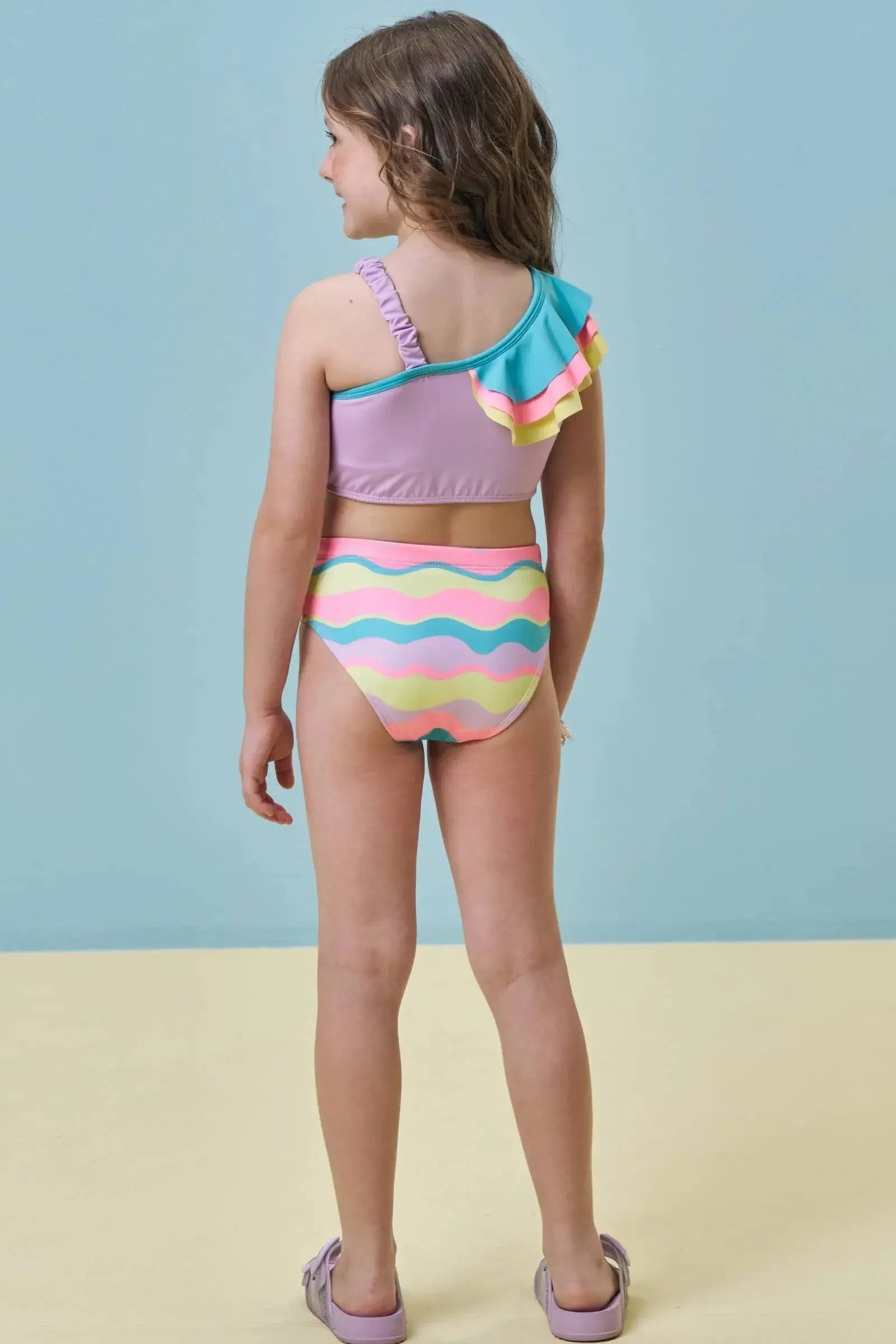 Biquíni em Malha com Proteção UV50+ 96083 Kukiê Infantil Menina