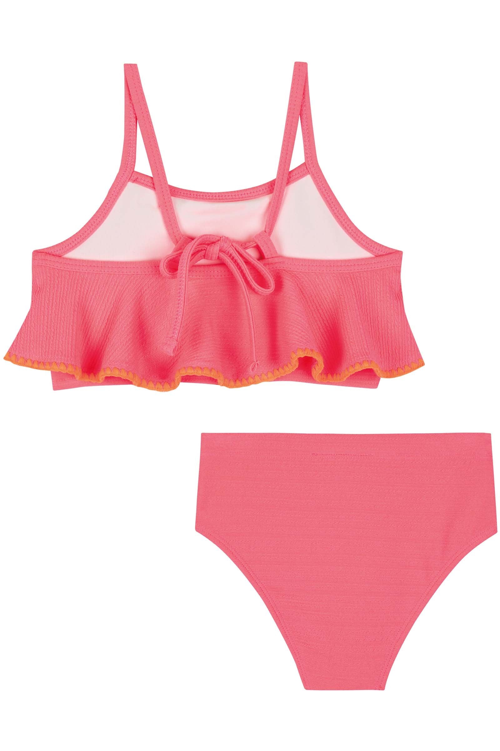 Biquíni em Malha Jacquard Textura com Proteção UV 50+ 84015 Kukiê Infantil Menina