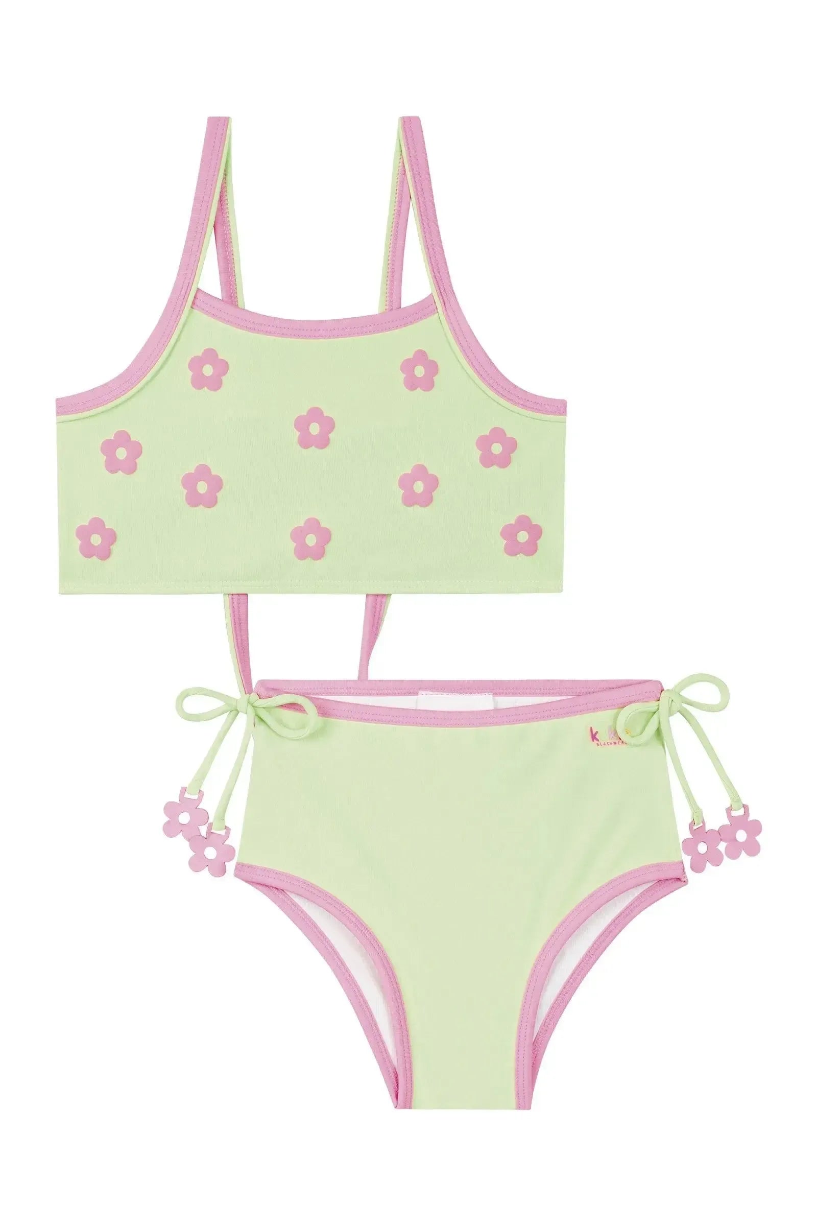 Biquíni em Malha Poliamida com Proteção UV50+ 87459 Kukiê Infantil Menina