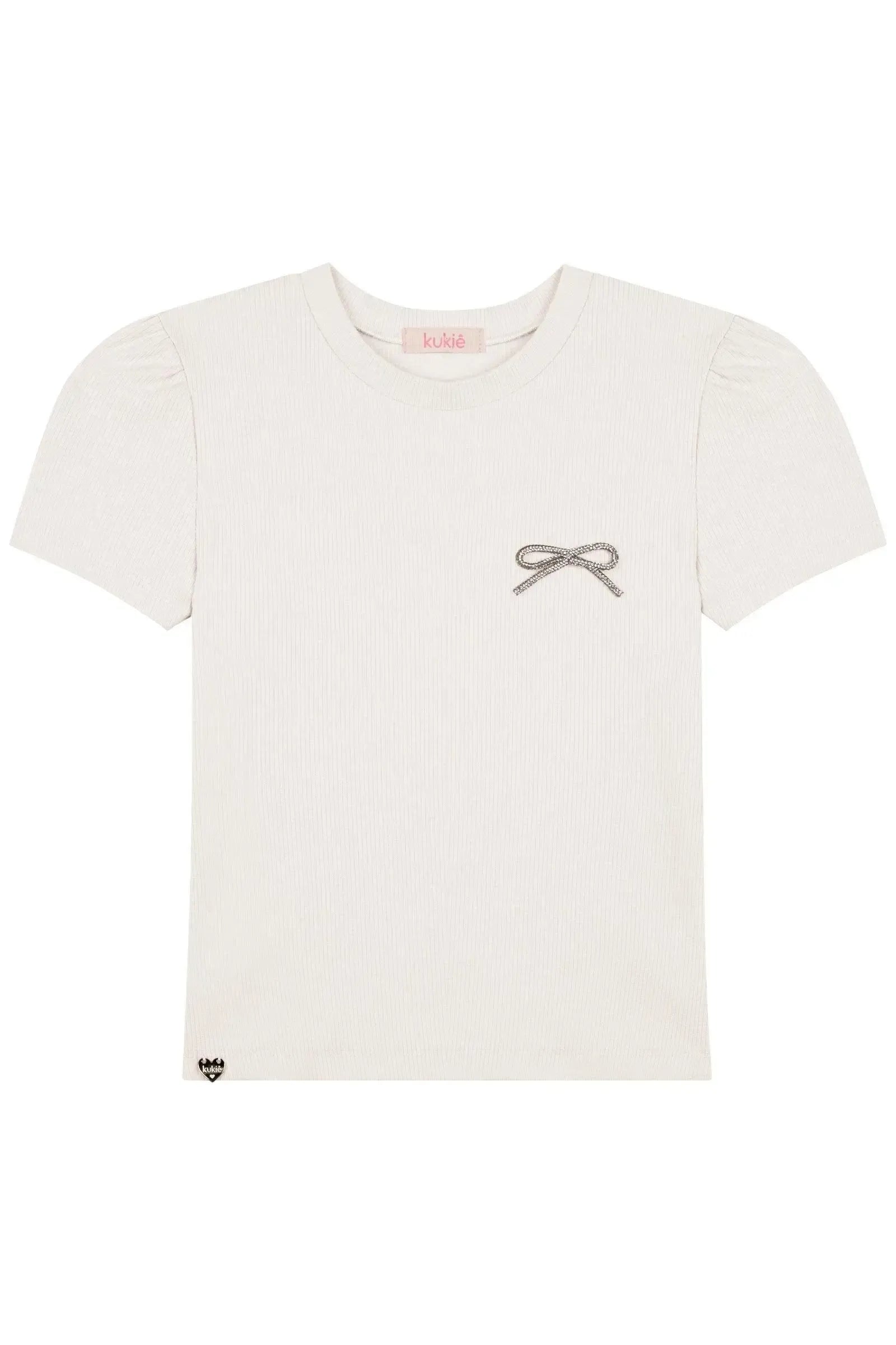 Blusa em Canelado 86879 Kukiê Infantil Menina