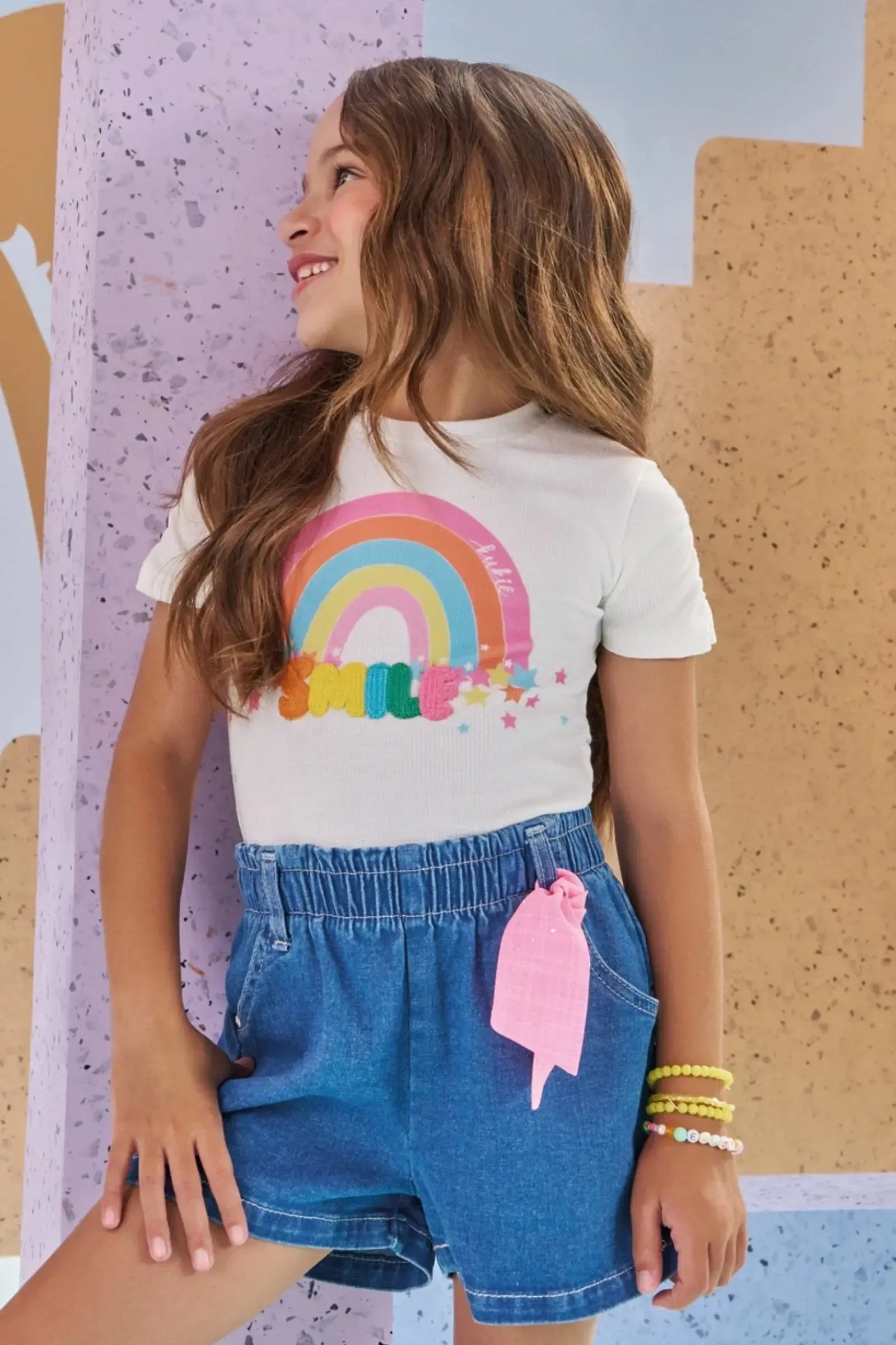 Blusa em Canelado 88625 Kukiê Infantil Menina