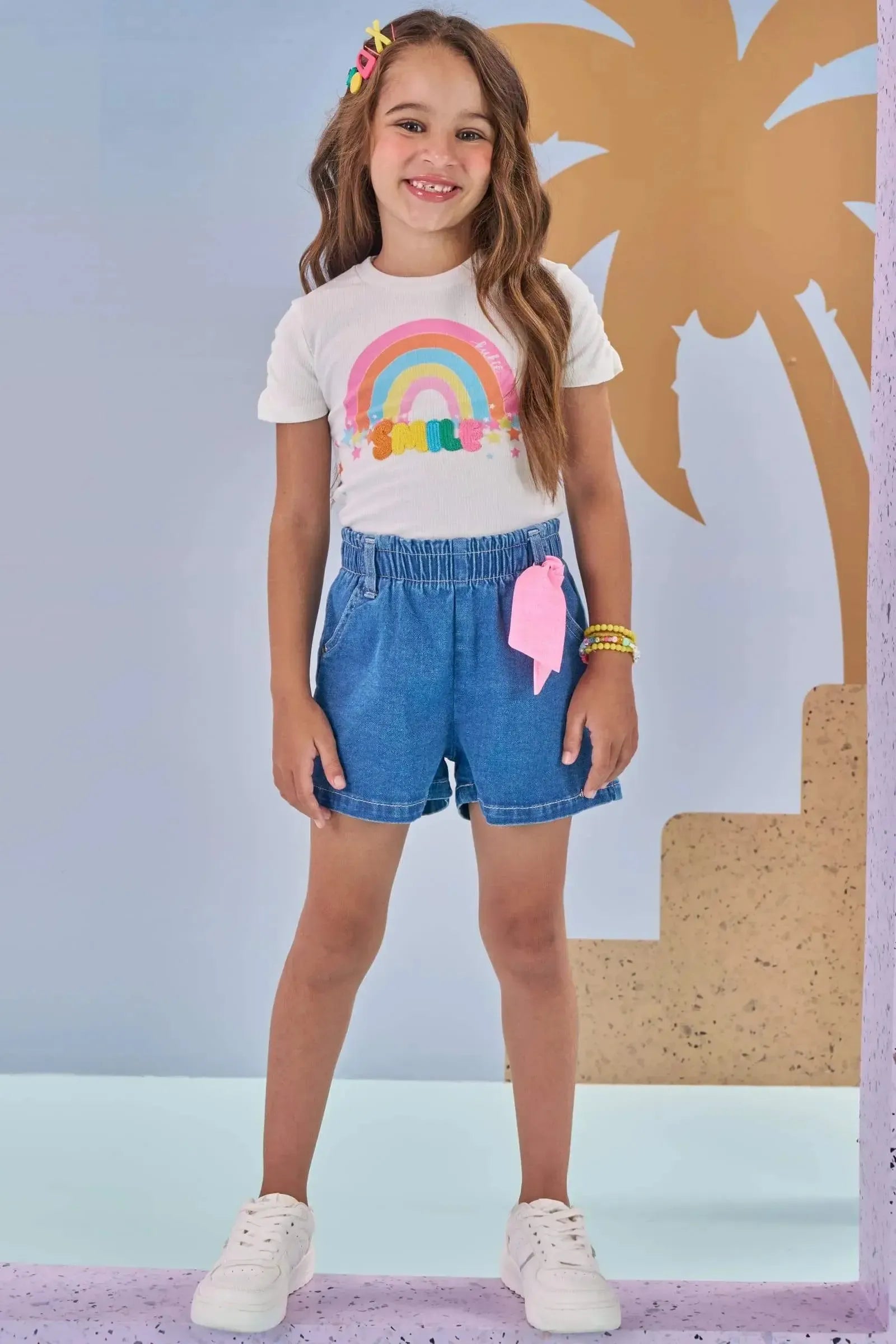 Blusa em Canelado 88625 Kukiê Infantil Menina