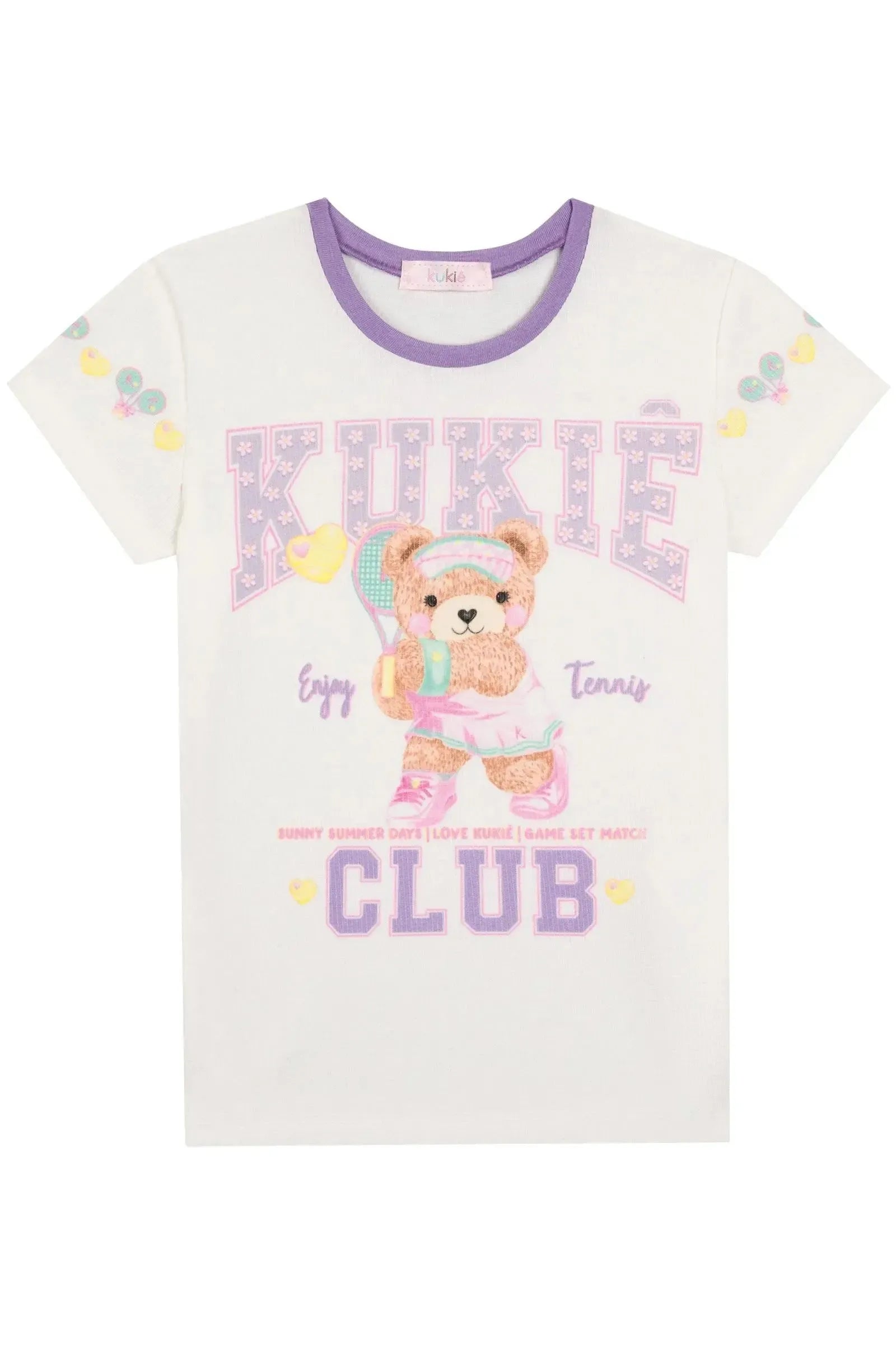 Blusa em Canelado 89137 Kukiê Infantil Menina