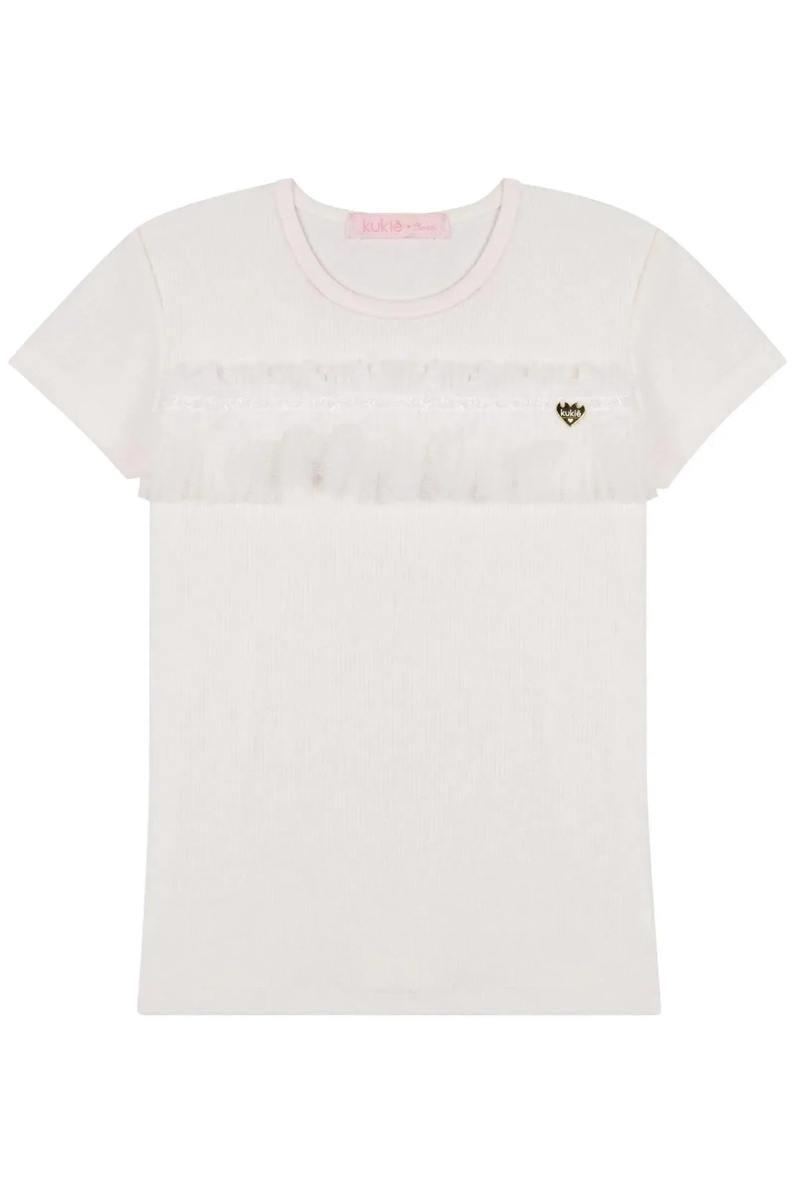 Blusa em Canelado Liz 87003 Kukiê Infantil Menina