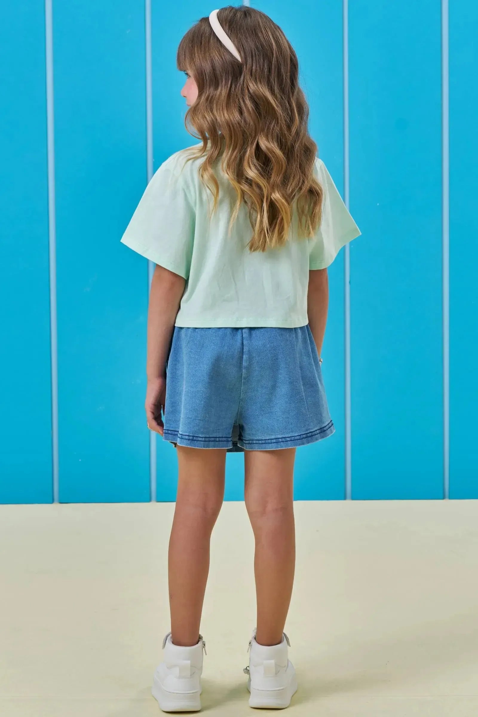 Blusa em Meia Malha 95076 Kukiê Infantil Menina