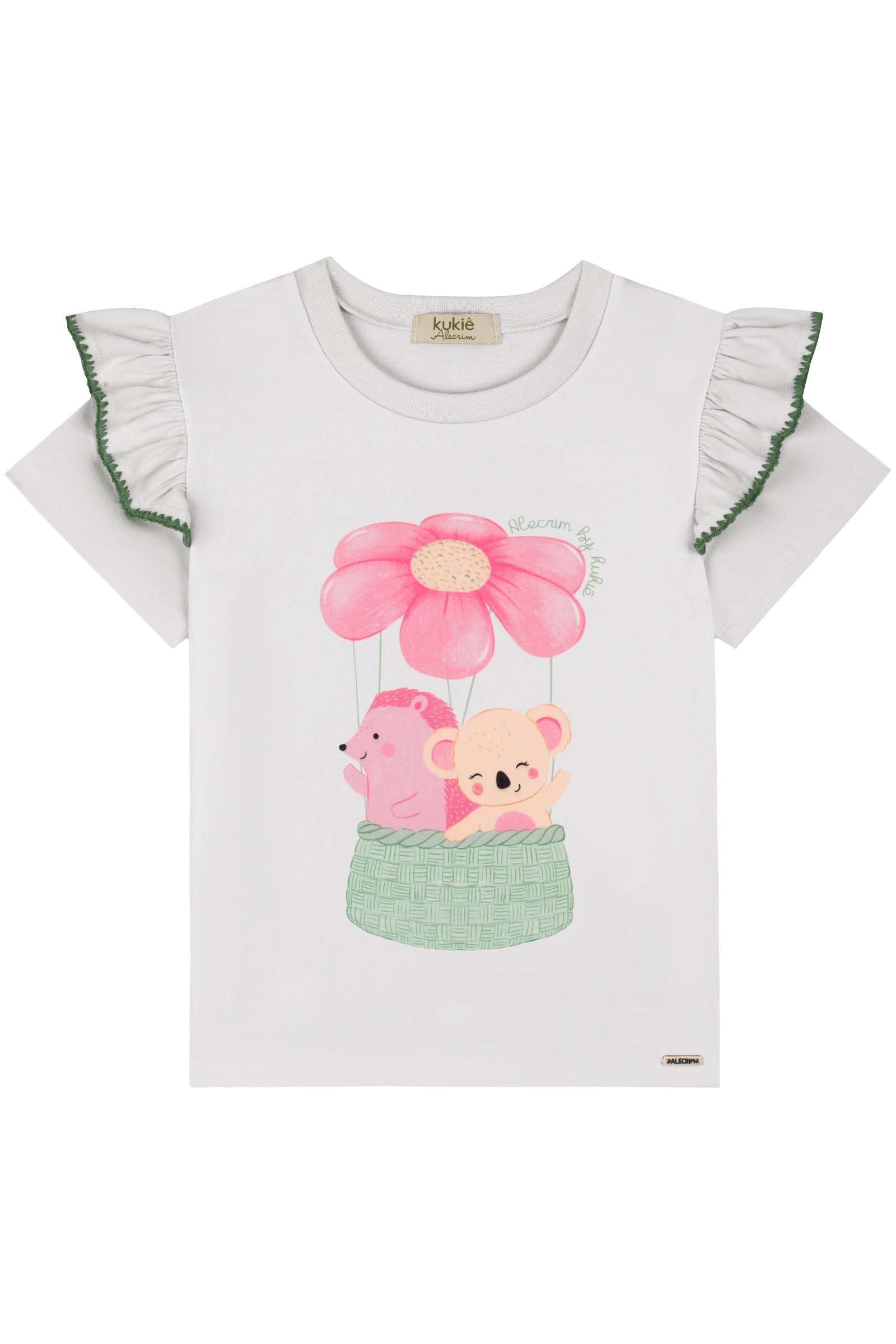Blusa em Meia Malha 84779 Kukiê Infantil Menina