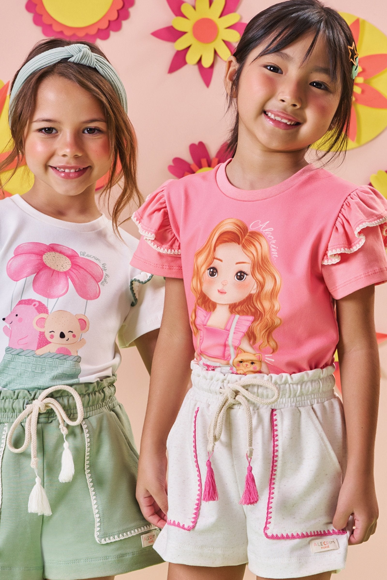 Blusa em Meia Malha 84779 Kukiê Infantil Menina