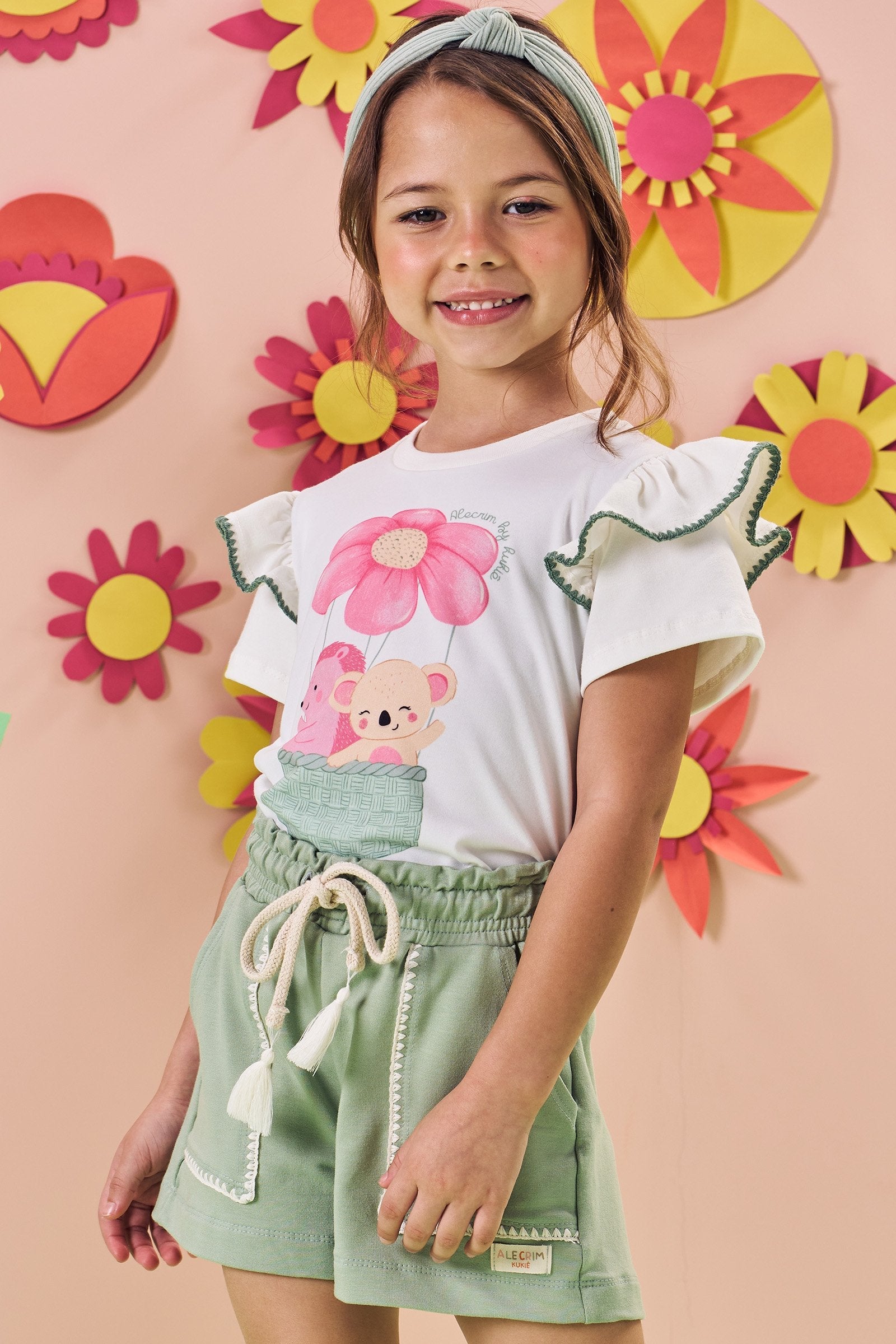 Blusa em Meia Malha 84779 Kukiê Infantil Menina