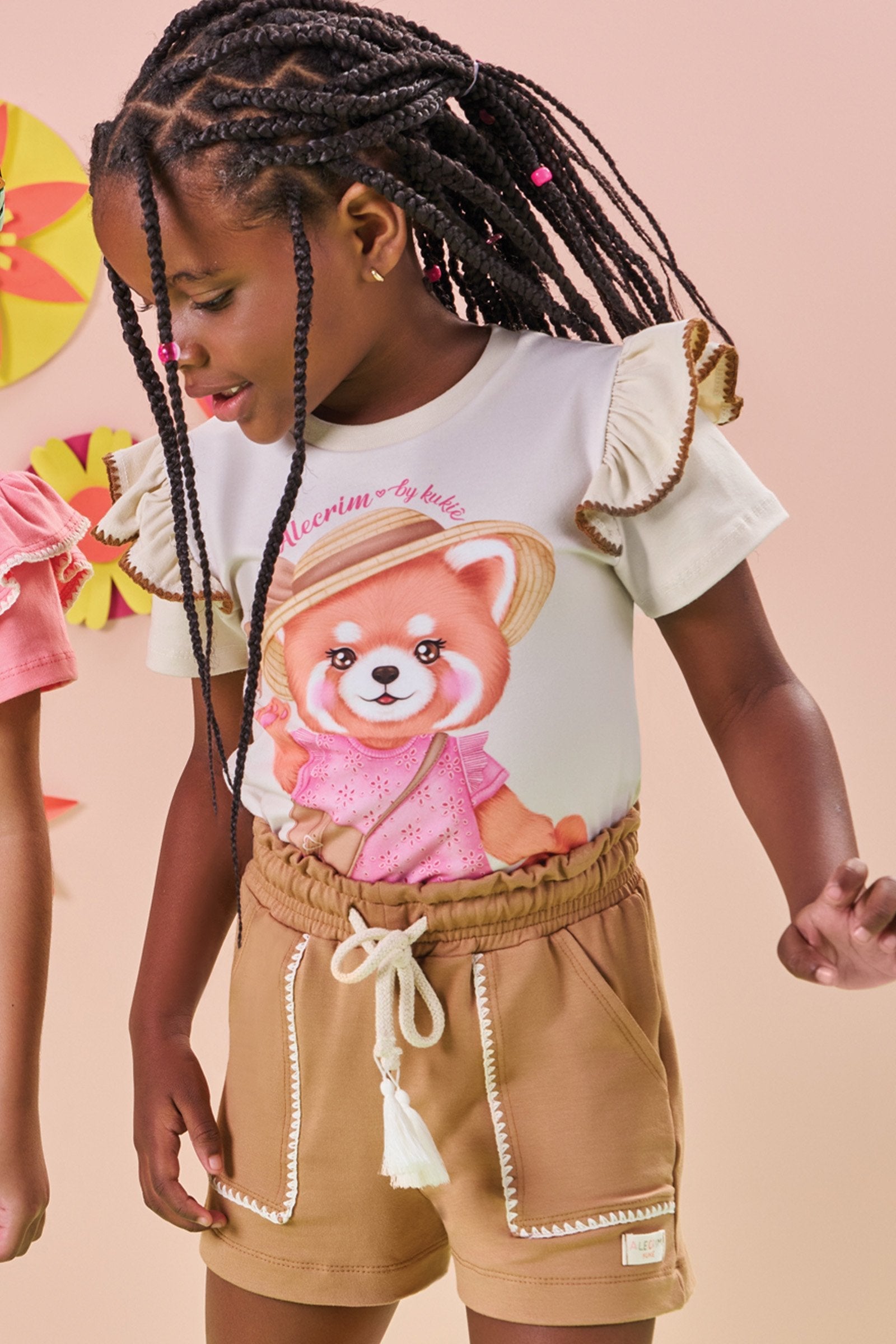 Blusa em Meia Malha 84779 Kukiê Infantil Menina