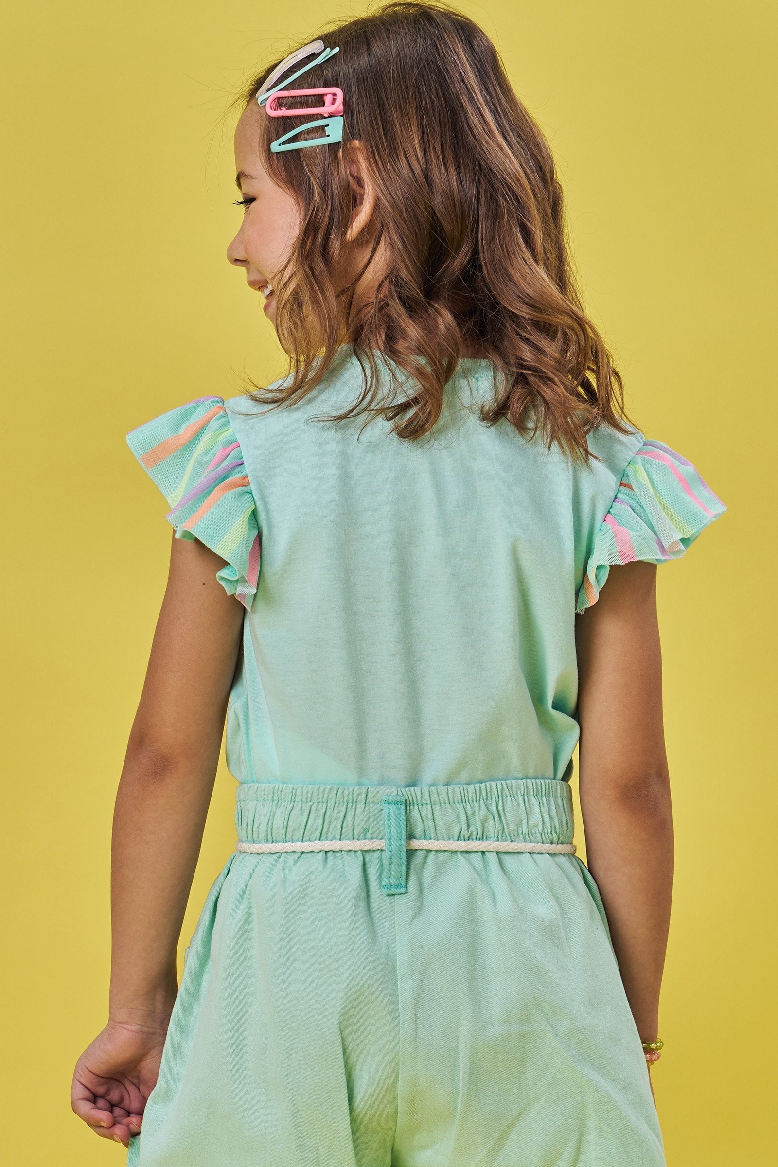 Blusa em Meia Malha 85279 Kukiê Infantil Menina