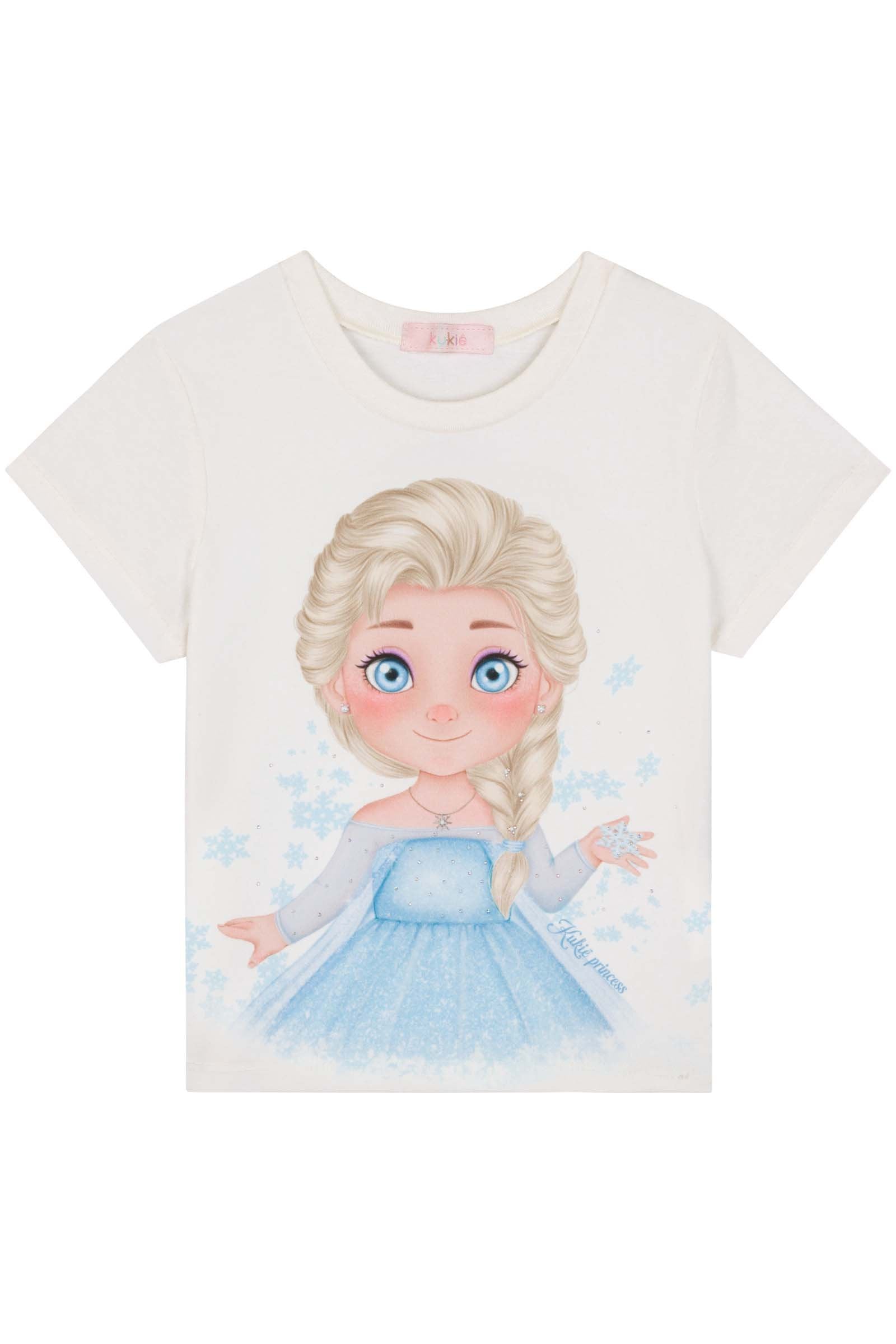 Blusa em Meia Malha 85633 Kukiê Infantil Menina