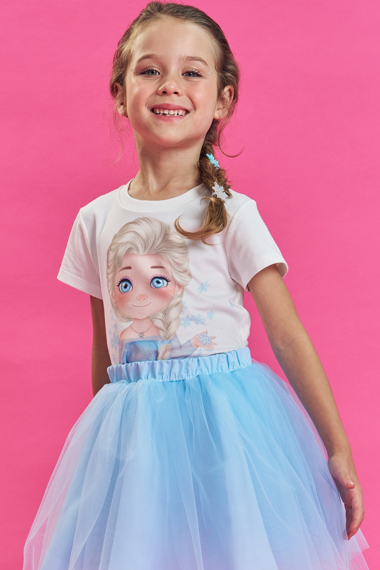 Blusa em Meia Malha 85633 Kukiê Infantil Menina