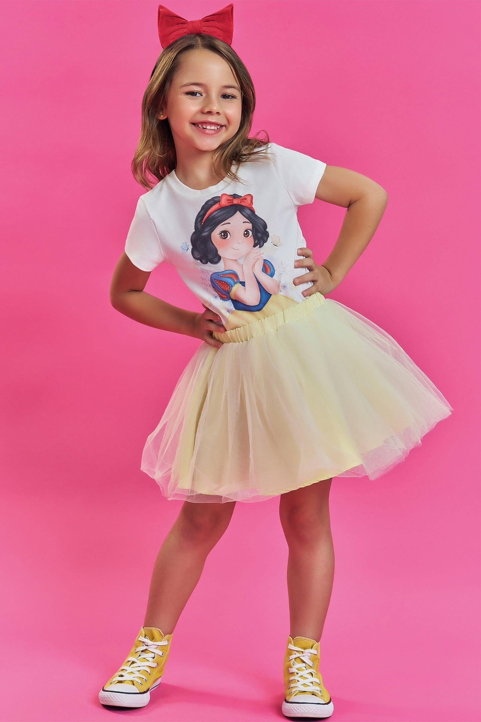 Blusa em Meia Malha 85636 Kukiê Infantil Menina