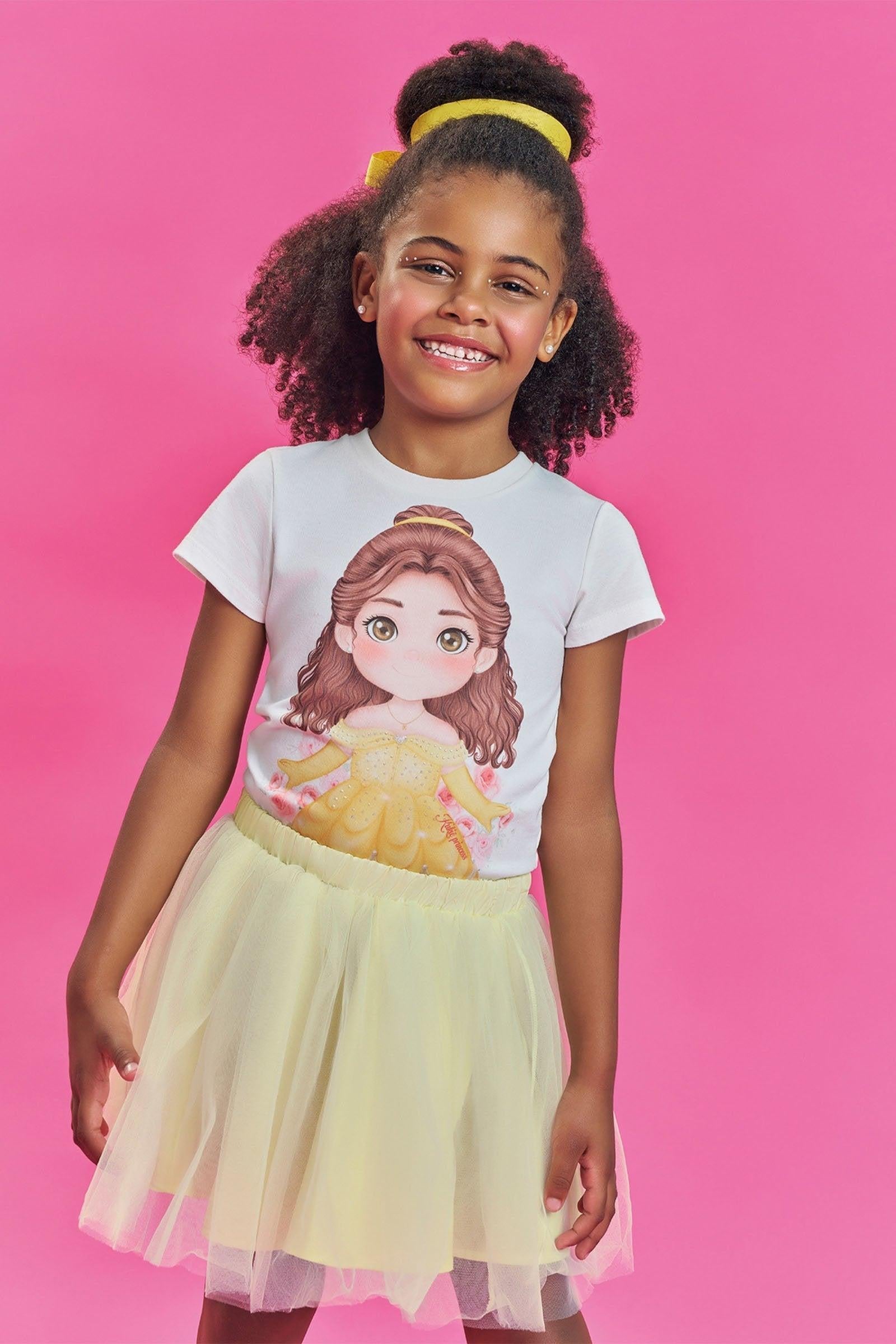 Blusa em Meia Malha 85643 Kukiê Infantil Menina