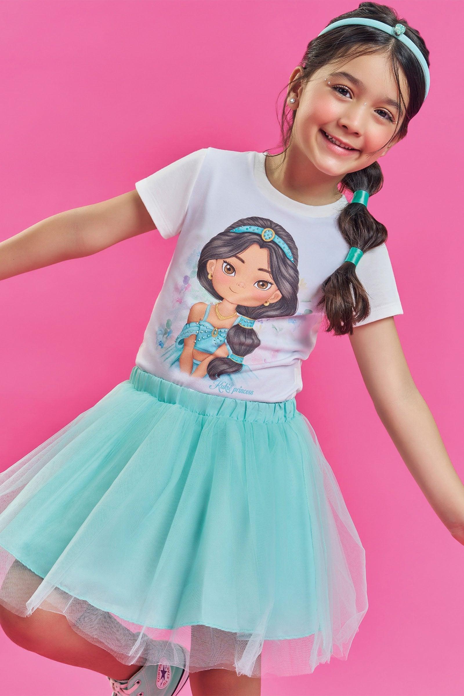Blusa em Meia Malha 85645 Kukiê Infantil Menina