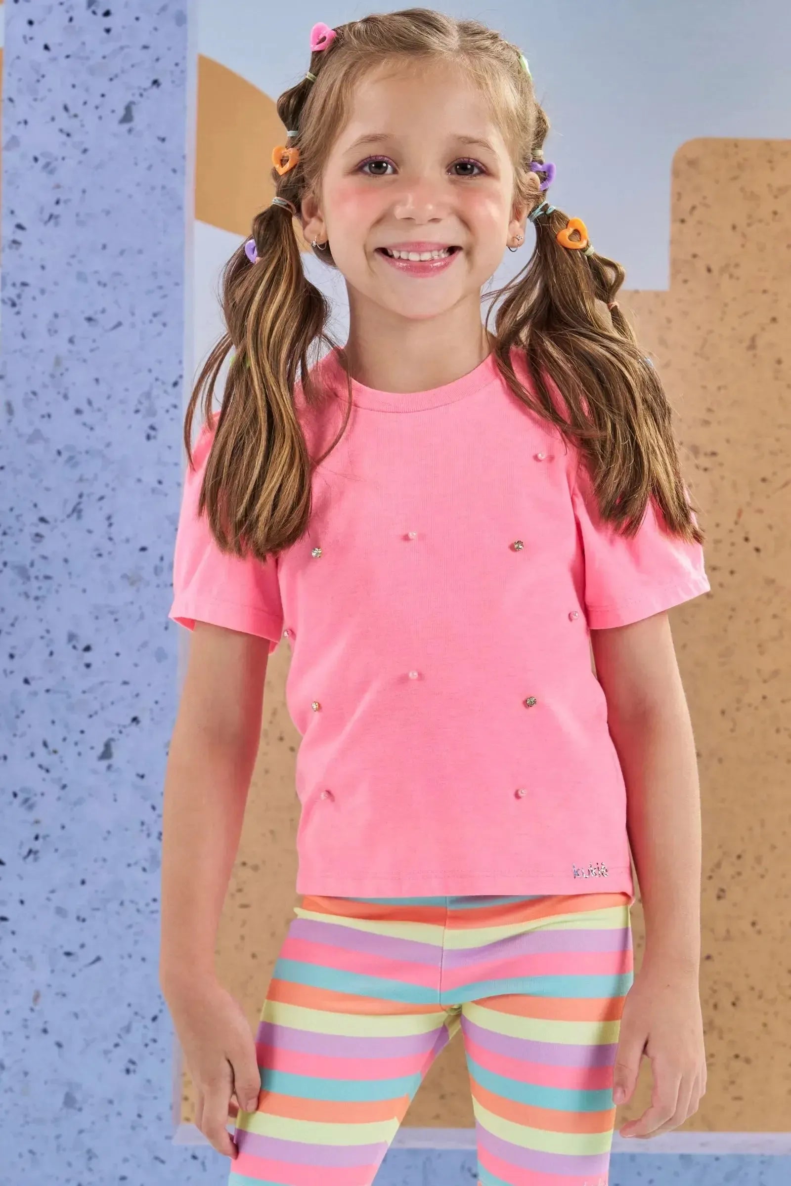 Blusa em Meia Malha 86864 Kukiê Infantil Menina