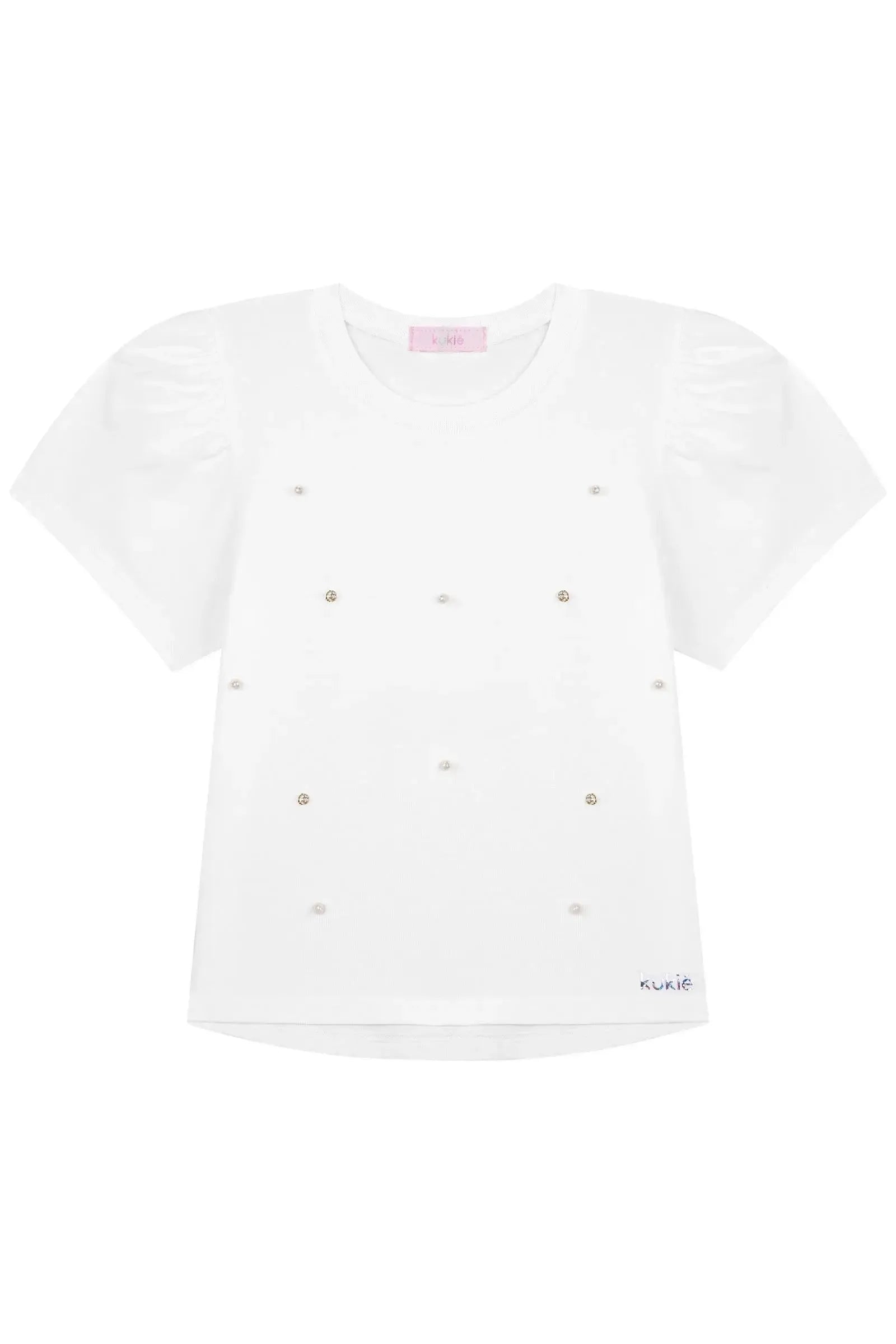 Blusa em Meia Malha 86864 Kukiê Infantil Menina