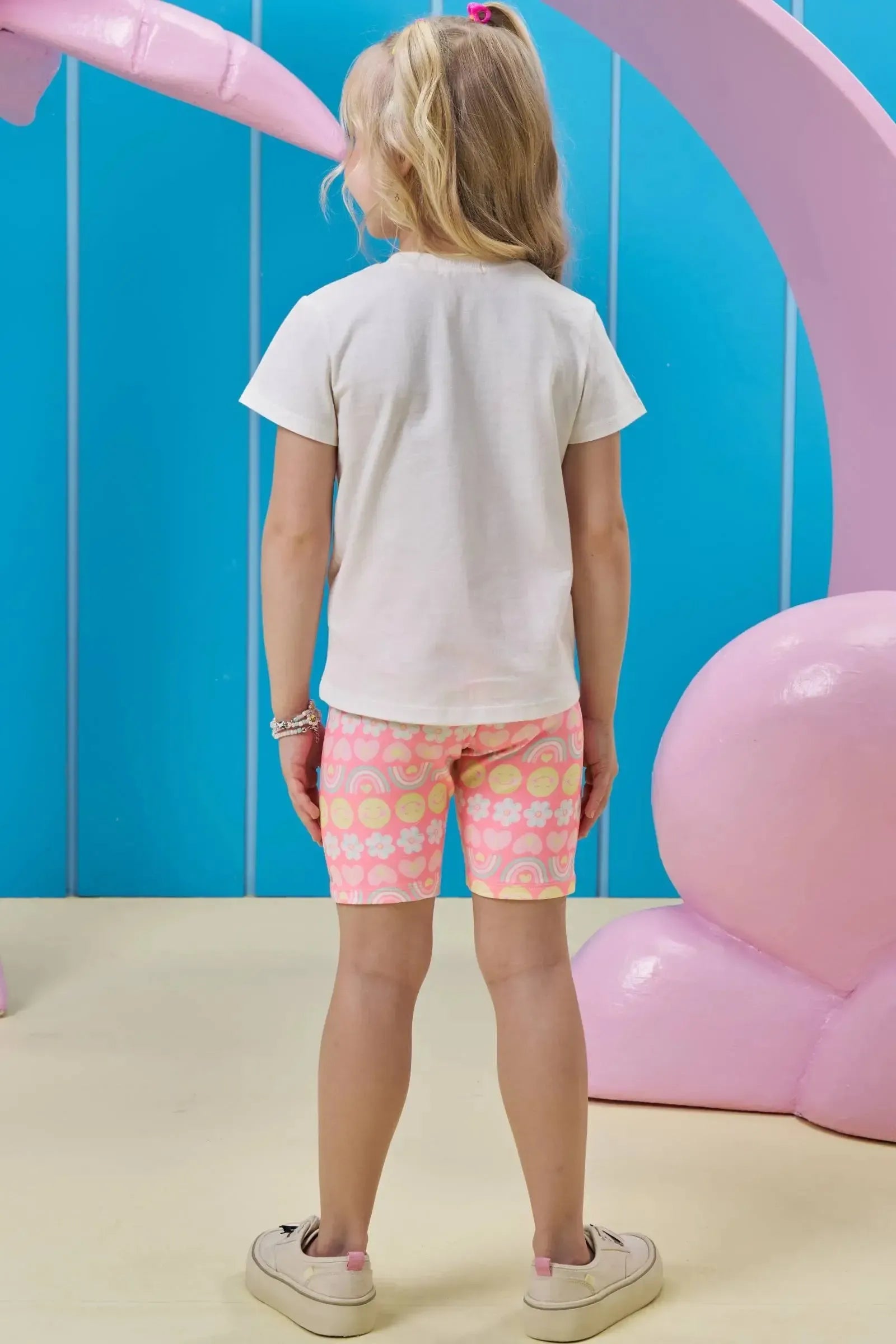 Blusa em Meia Malha 95444 Kukiê Infantil Menina