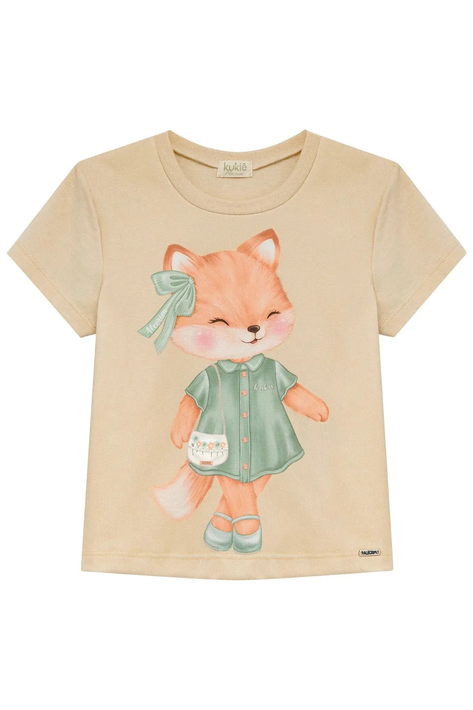 Blusa em Meia Malha 95529 Kukiê Infantil Menina