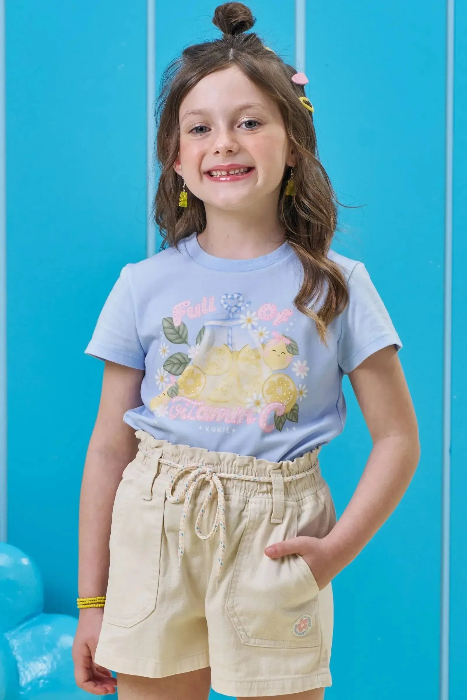 Blusa em Meia Malha 95572 Kukiê Infantil Menina