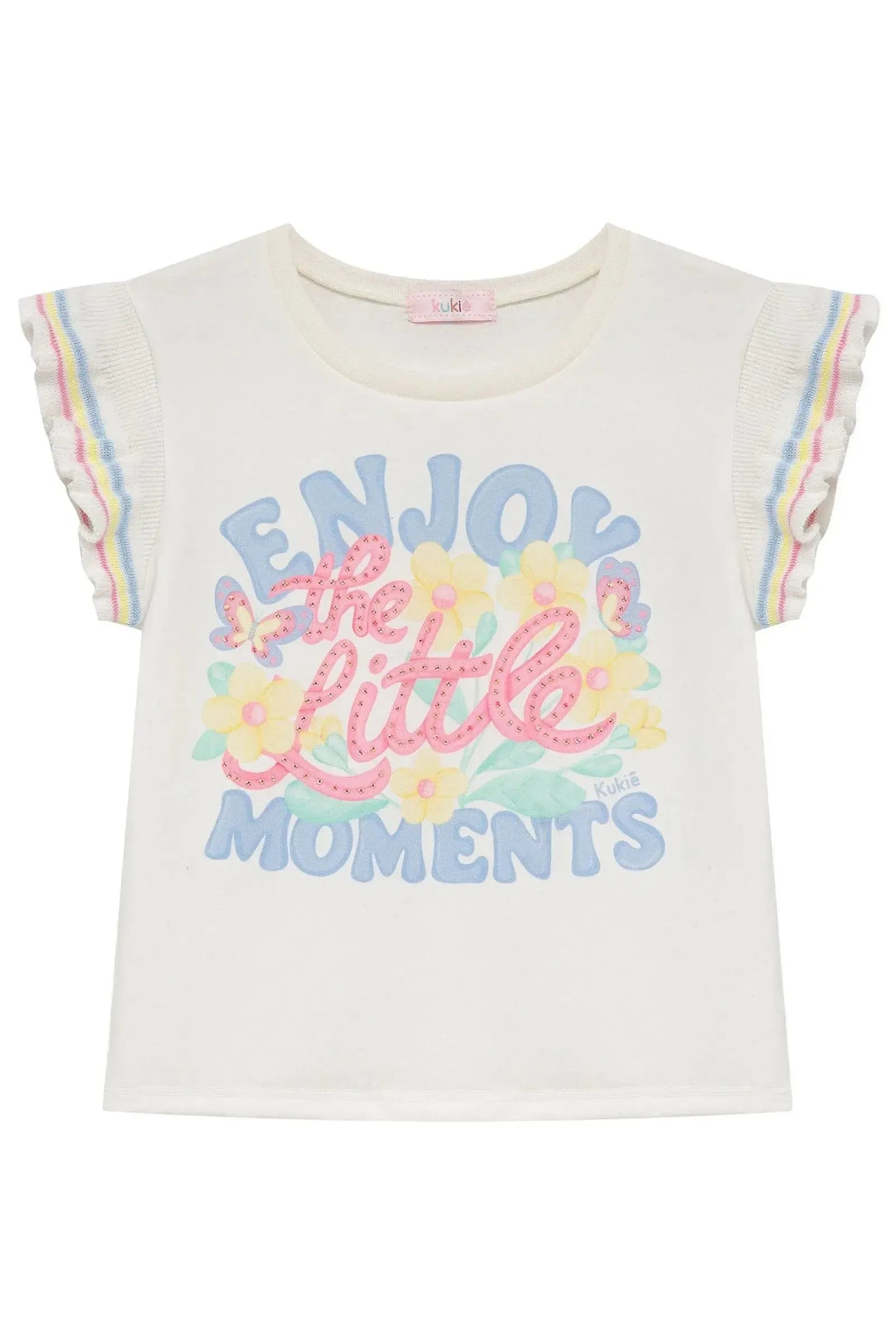 Blusa em Meia Malha 95995 Kukiê Infantil Menina