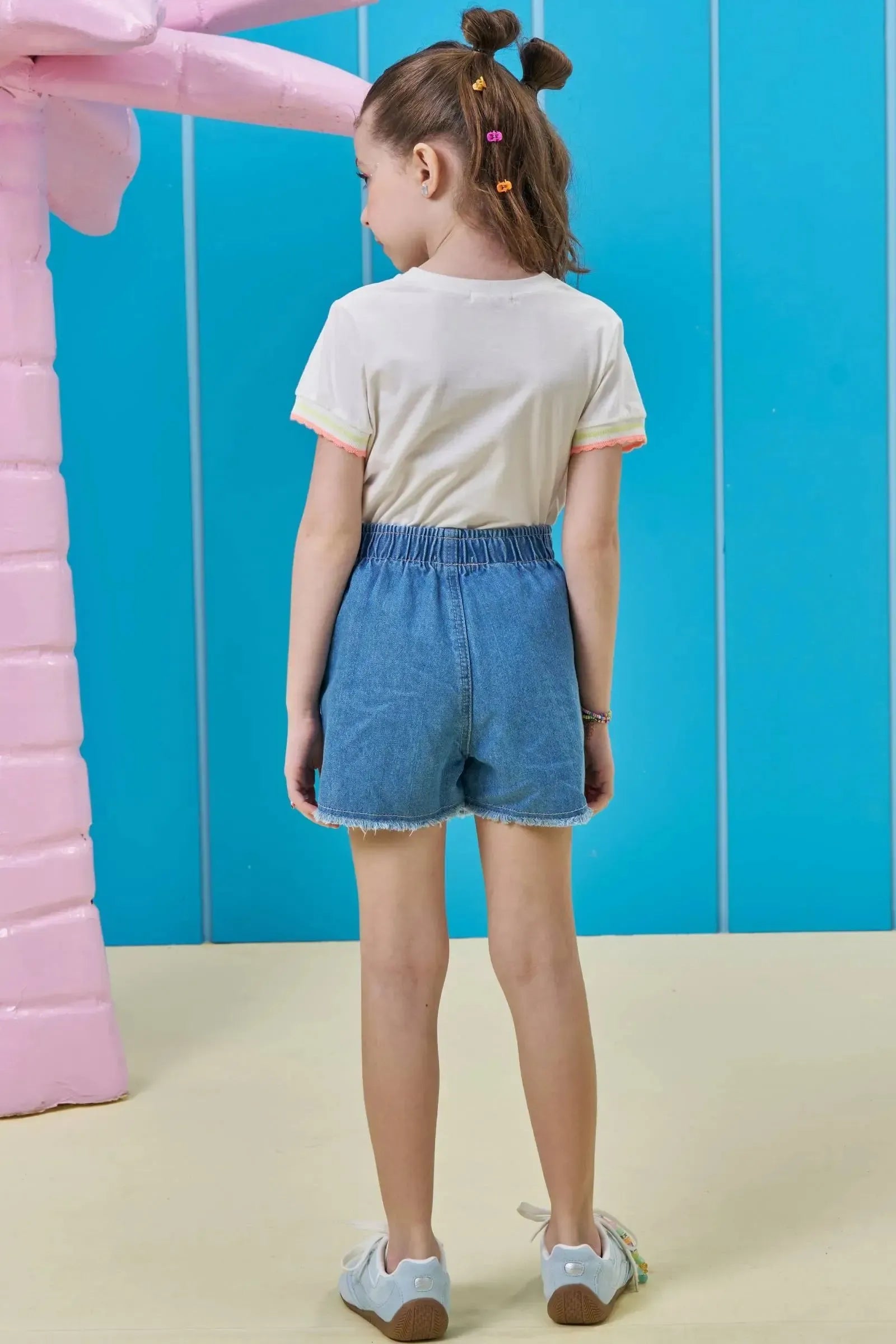 Blusa em Meia Malha 97023 Kukiê Infantil Menina