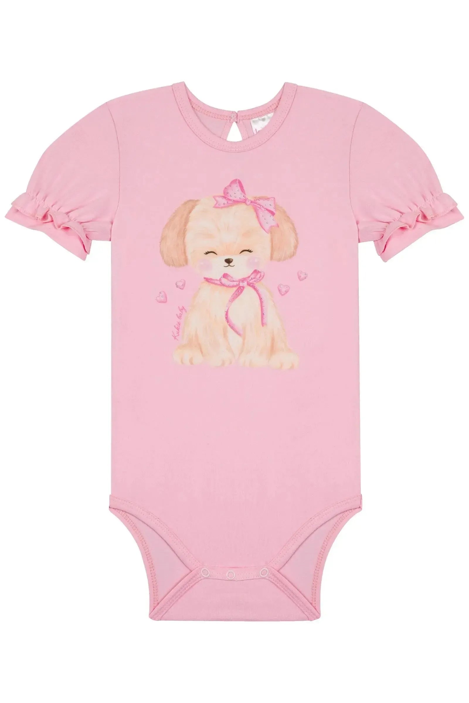 Body em Cotton 87267 Kukiê Bebê Menina