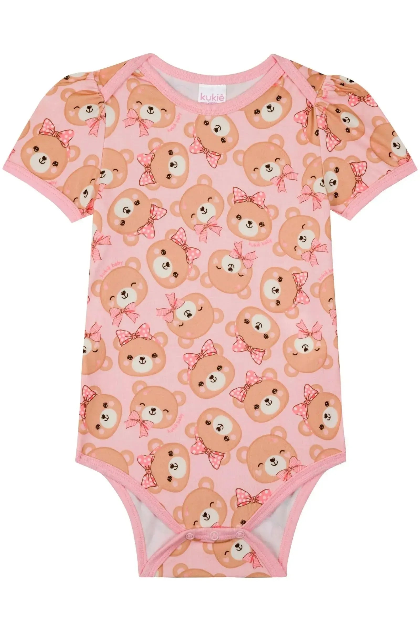 Body em Malha Comfy 84696 Kukiê Bebê Menina