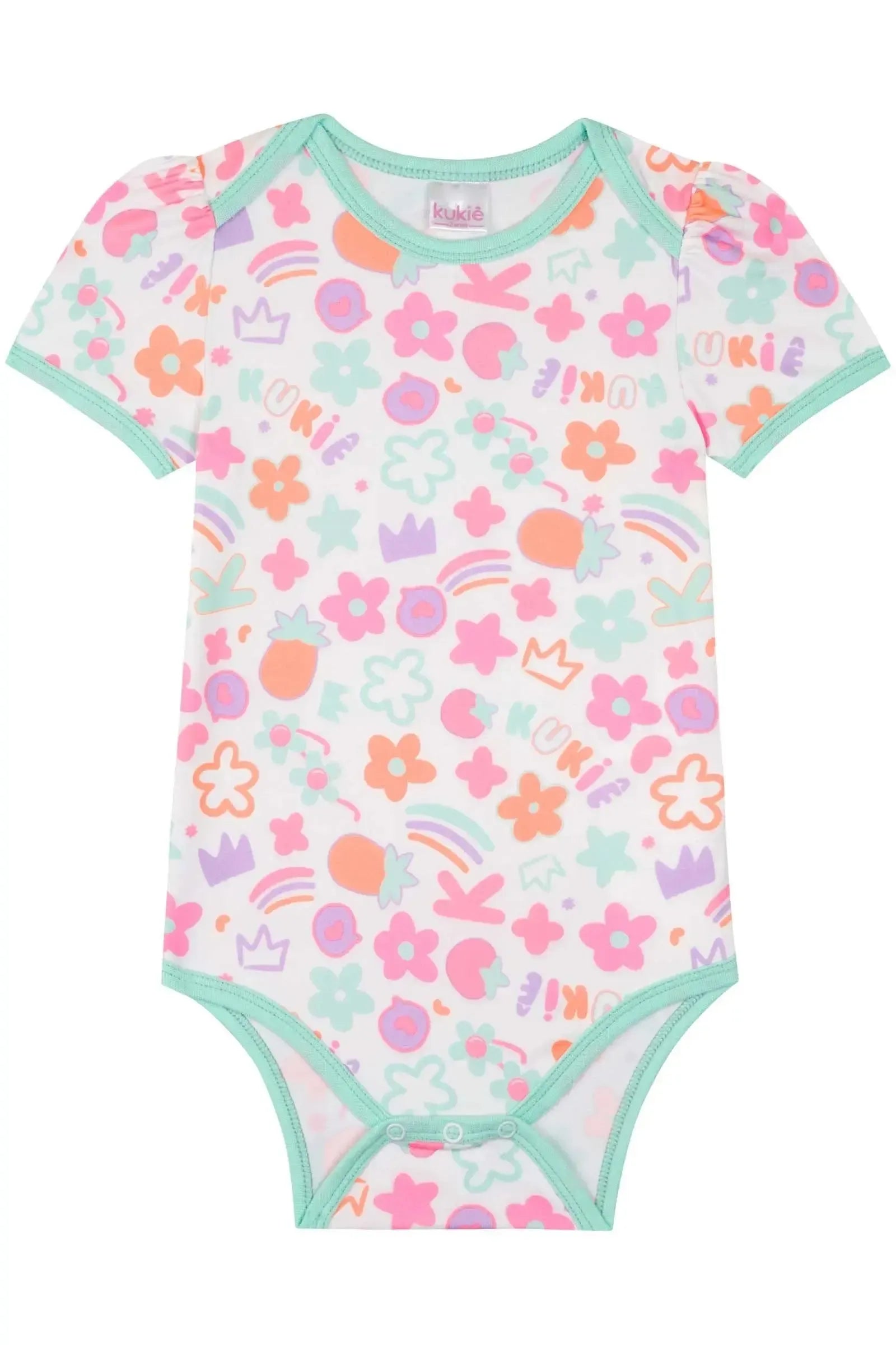 Body em Malha Comfy 84696 Kukiê Bebê Menina