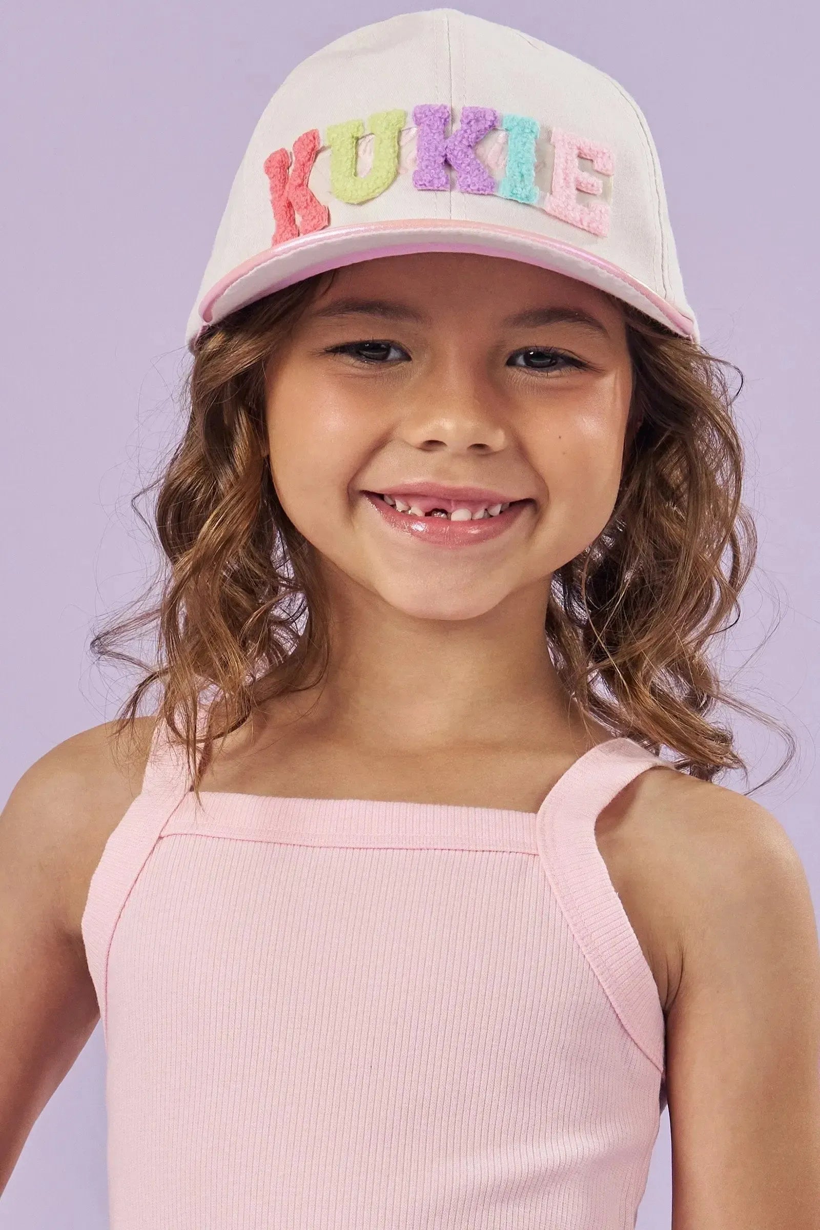 Boné em Sarja 83108 Kukiê Infantil Menina