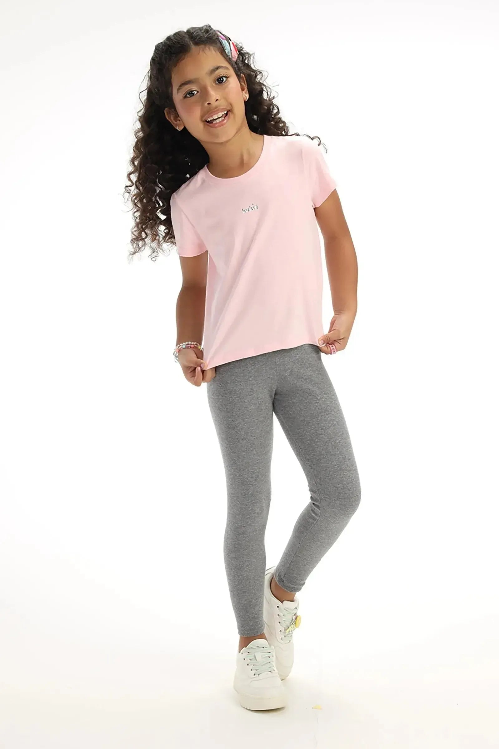 Calça Legging em Canelado Liz 94346 Kukiê Infantil Menina