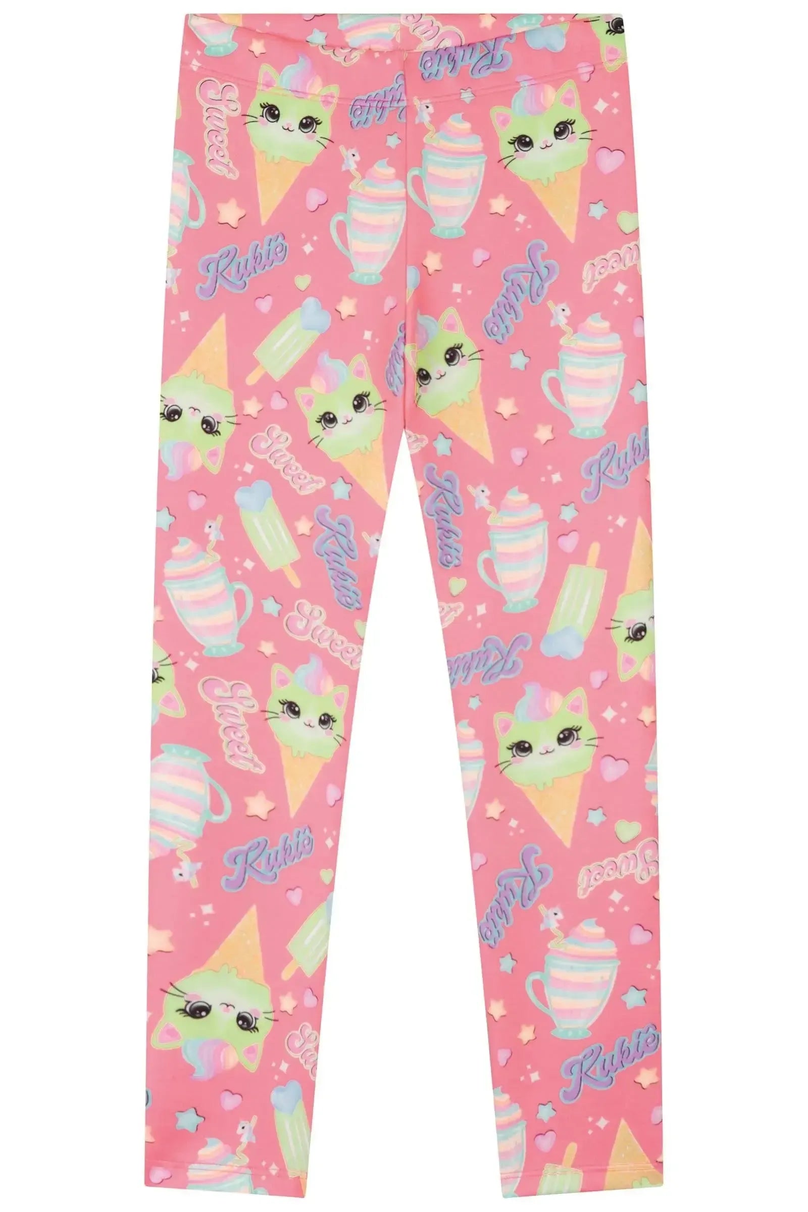 Calça Legging em Fly Tech 82993 Kukiê Infantil Menina