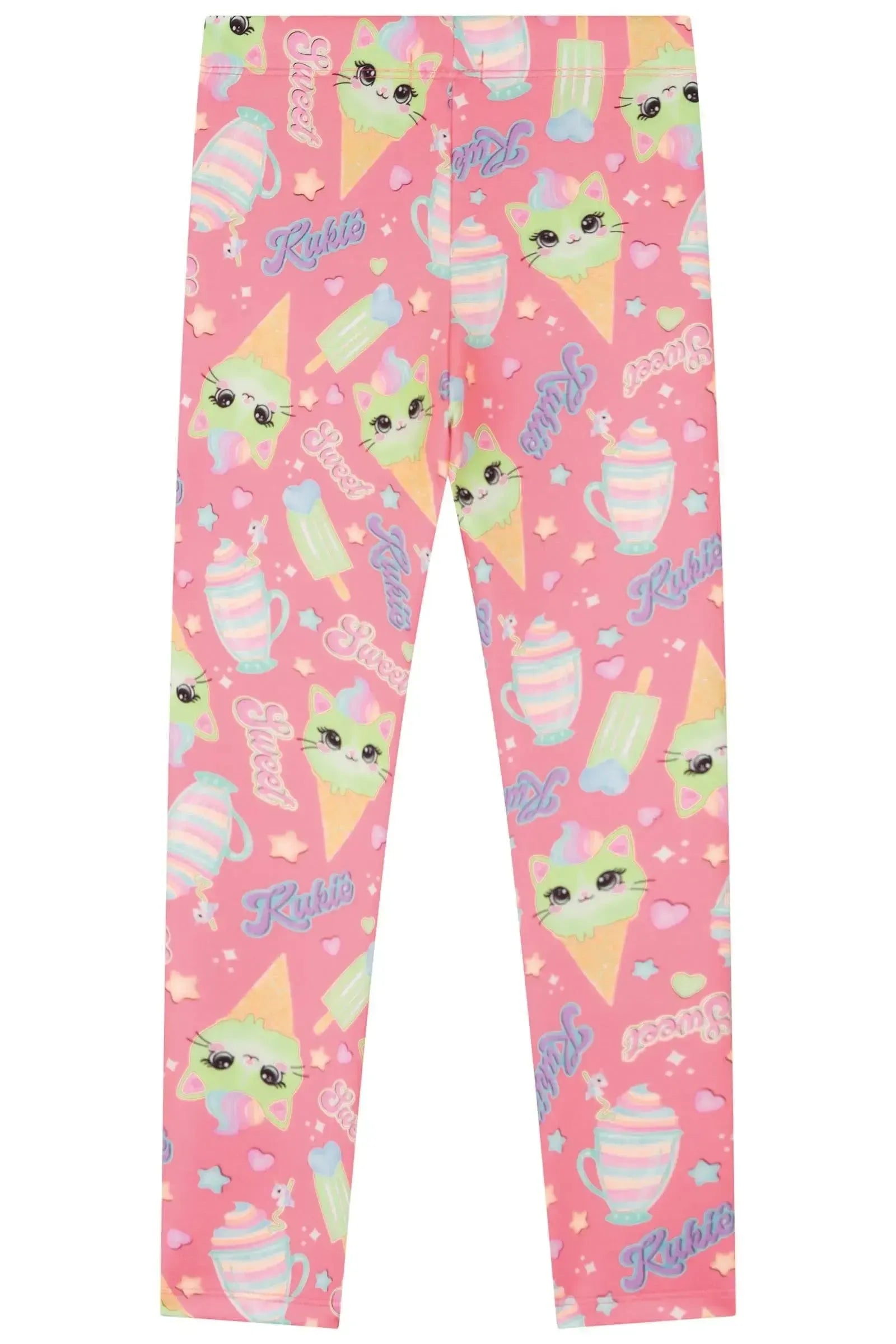 Calça Legging em Fly Tech 82993 Kukiê Infantil Menina