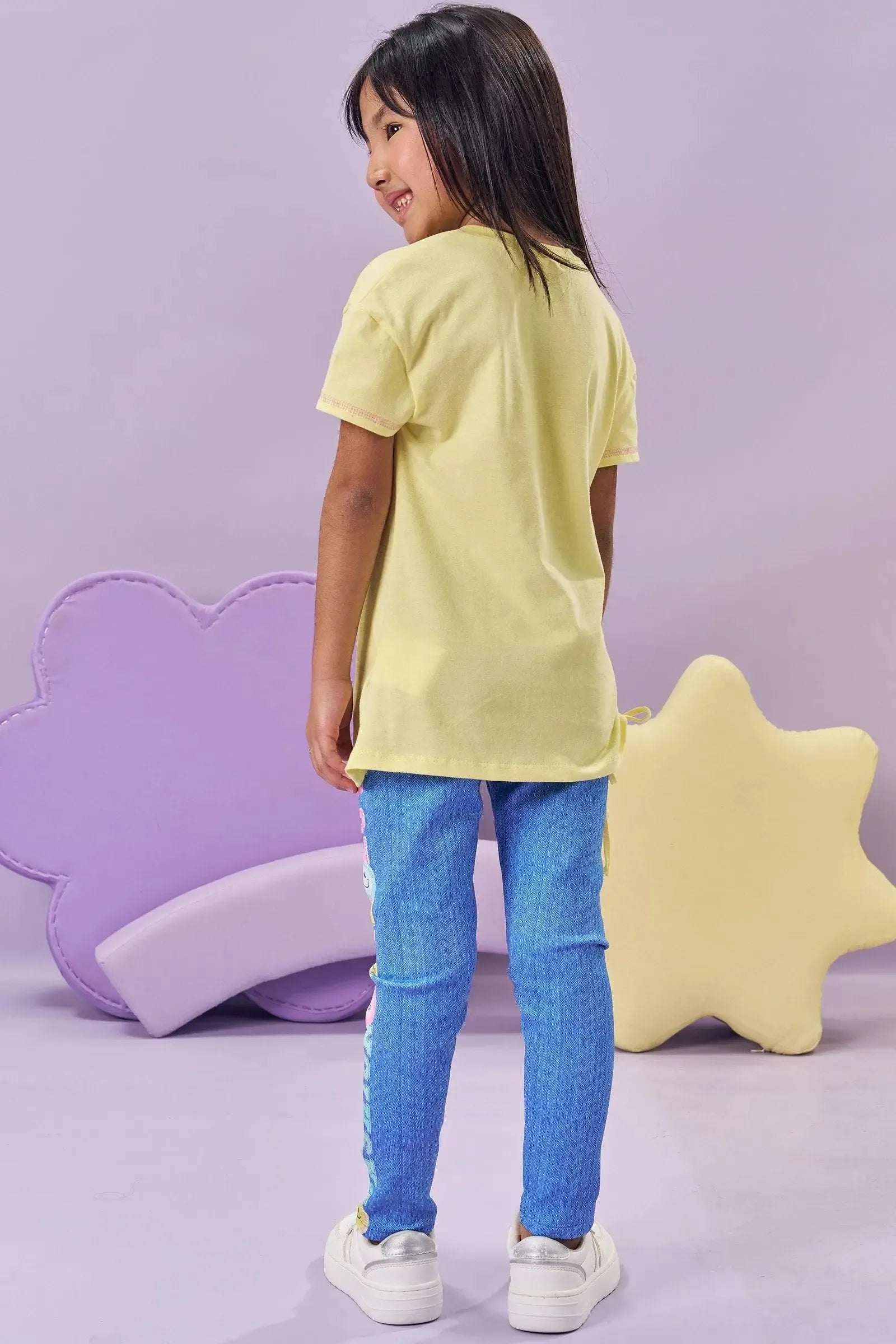 Calça Legging em Fly Tech 84560 Kukiê Infantil Menina