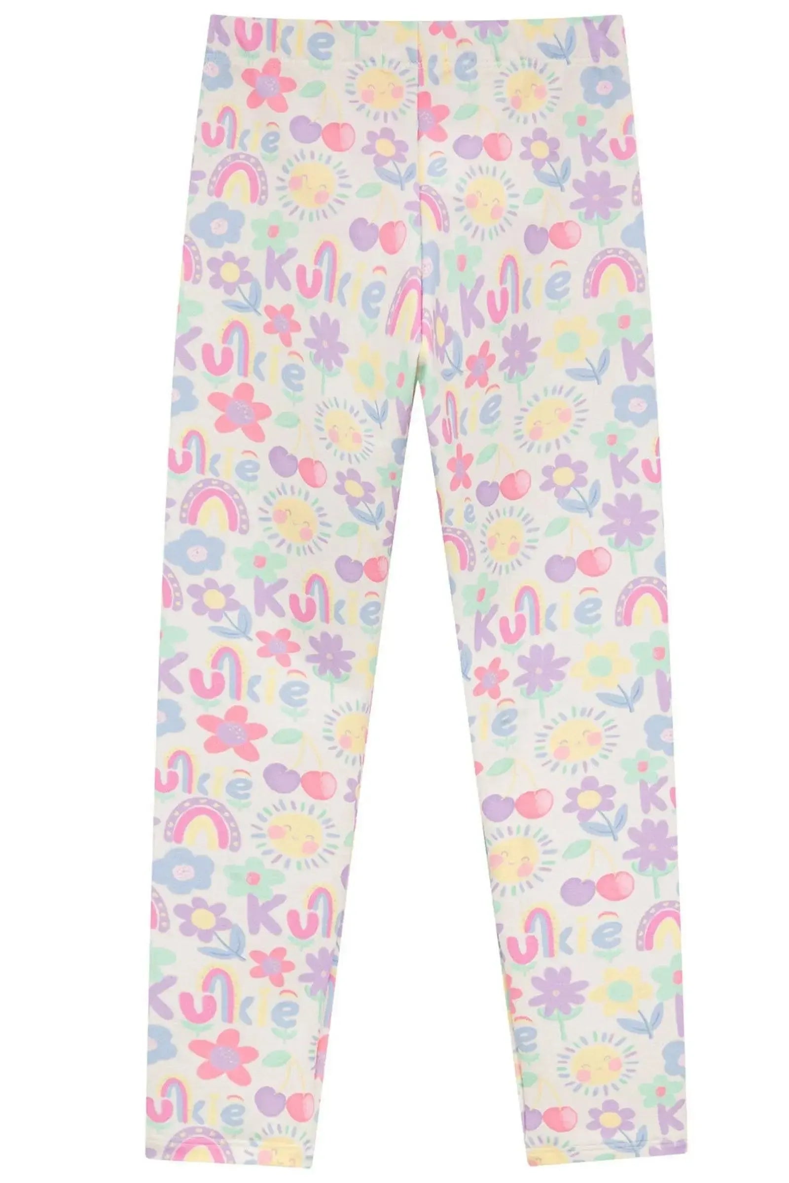 Calça Legging em Molecotton 95964 Kukiê Infantil Menina