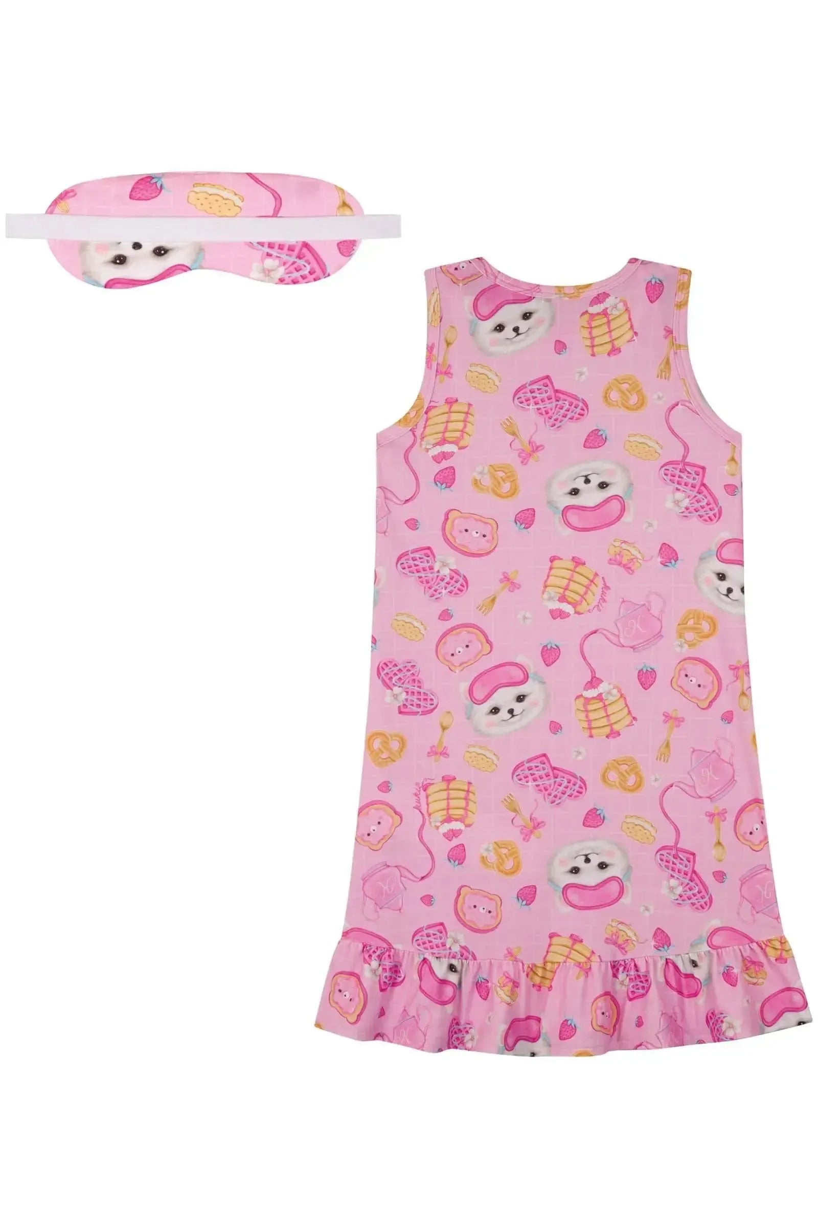 Camisola em Malha Comfy (acompanha Máscara) 83077 Kukiê Infantil Menina